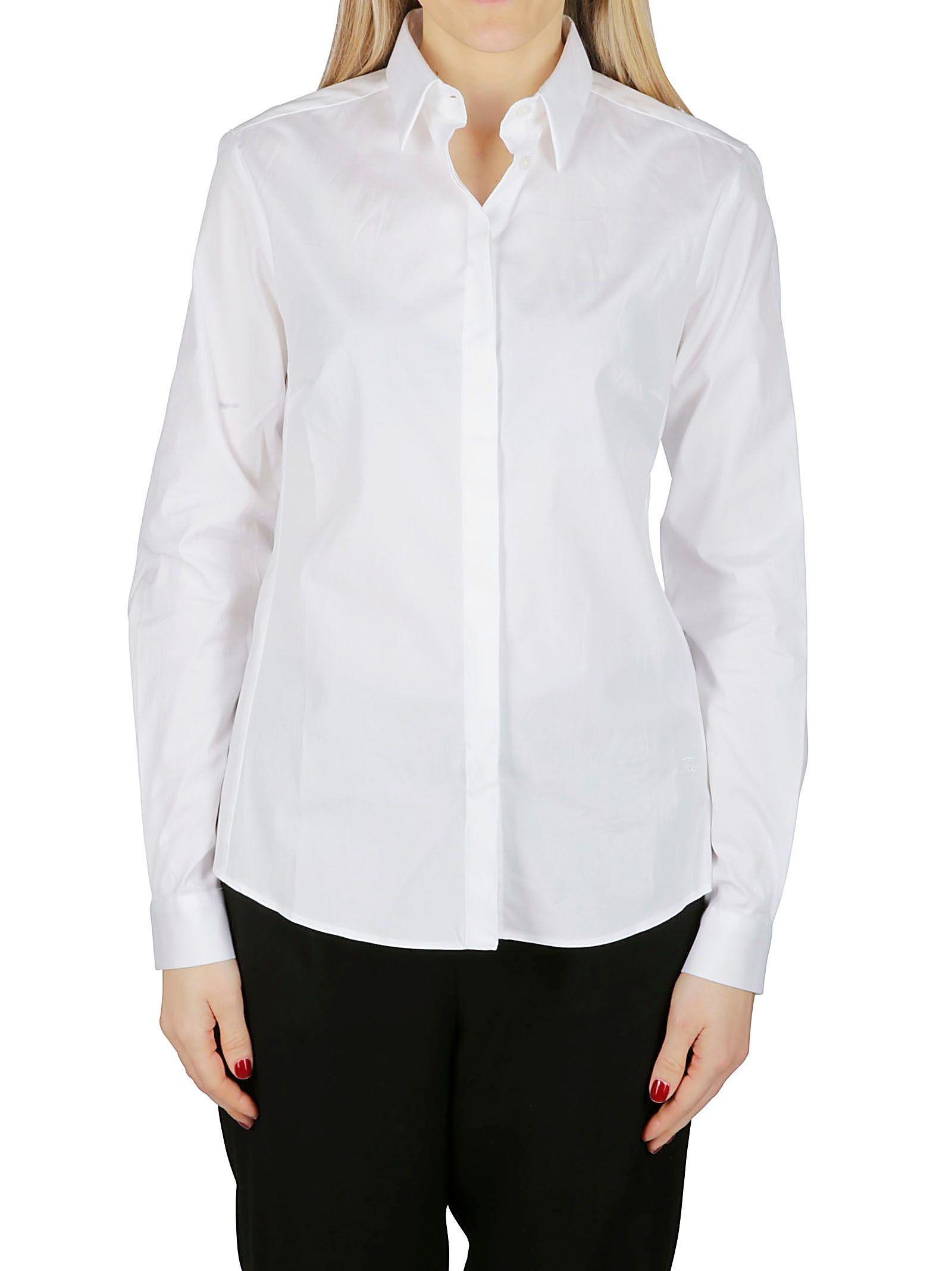 Fay Cotton Shirt in White - Lyst