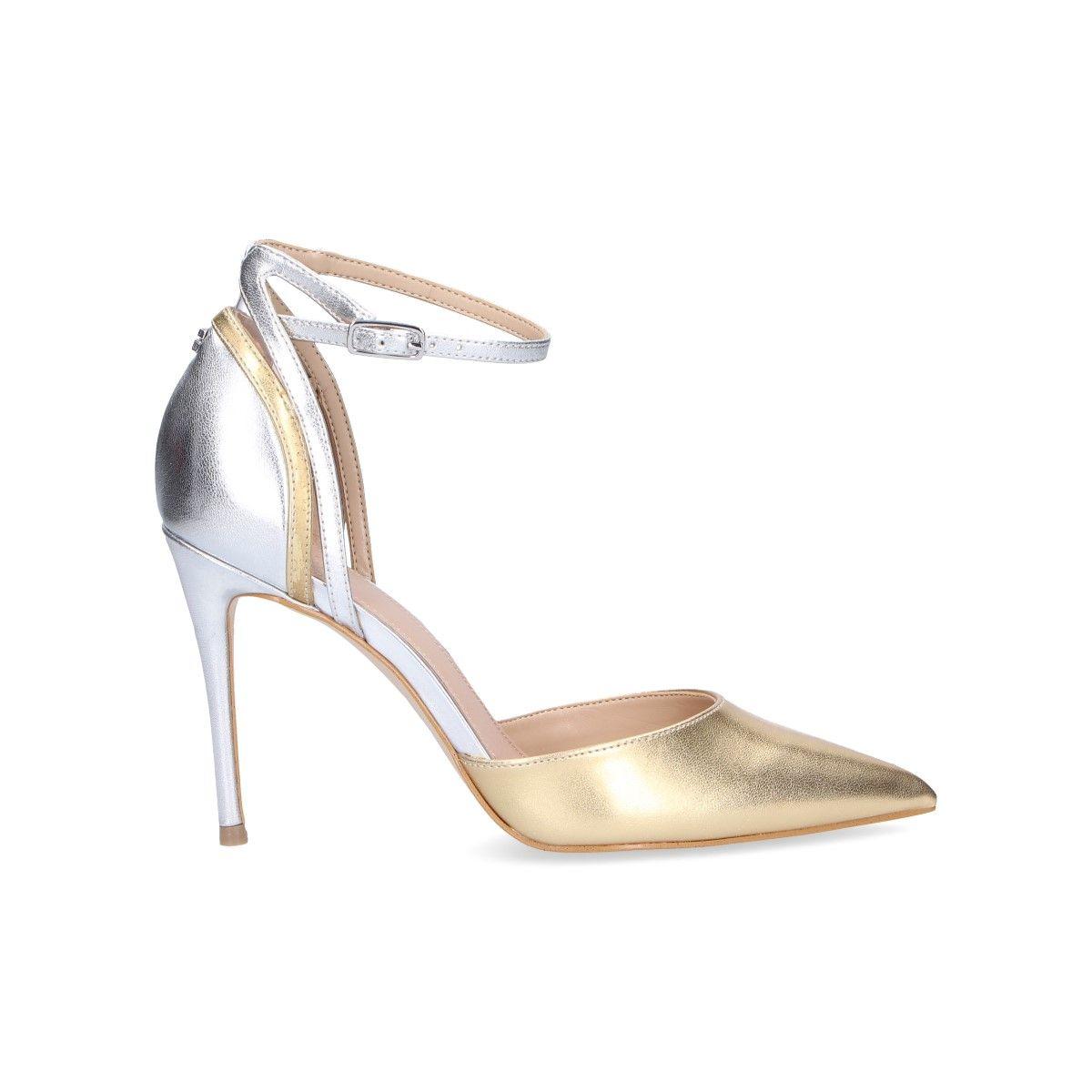 guess gold pumps