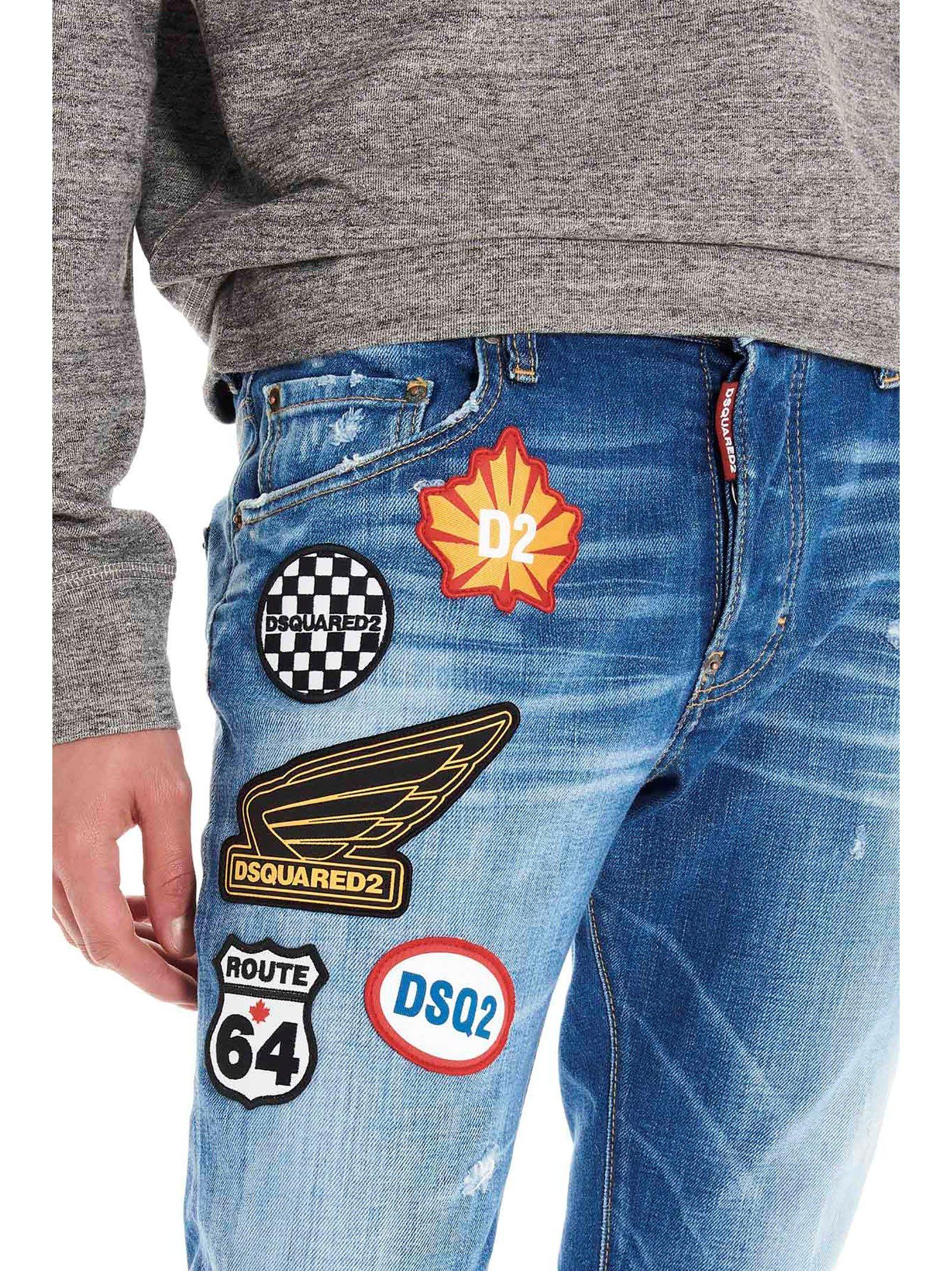 dsquared2 jeans patch