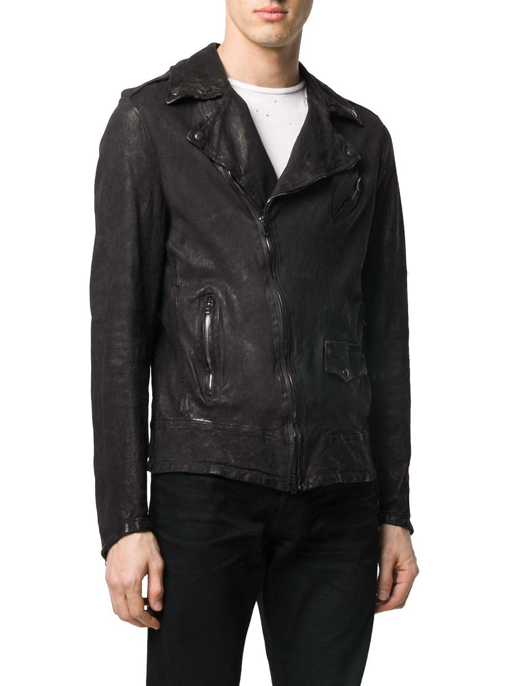 Salvatore Santoro 38528niv Leather Outerwear Jacket in Black for Men - Lyst