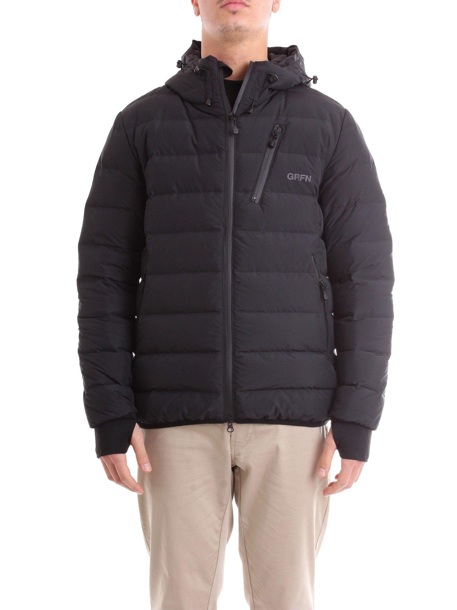 Mauro Grifoni Synthetic Black Polyester Down Jacket for Men - Lyst