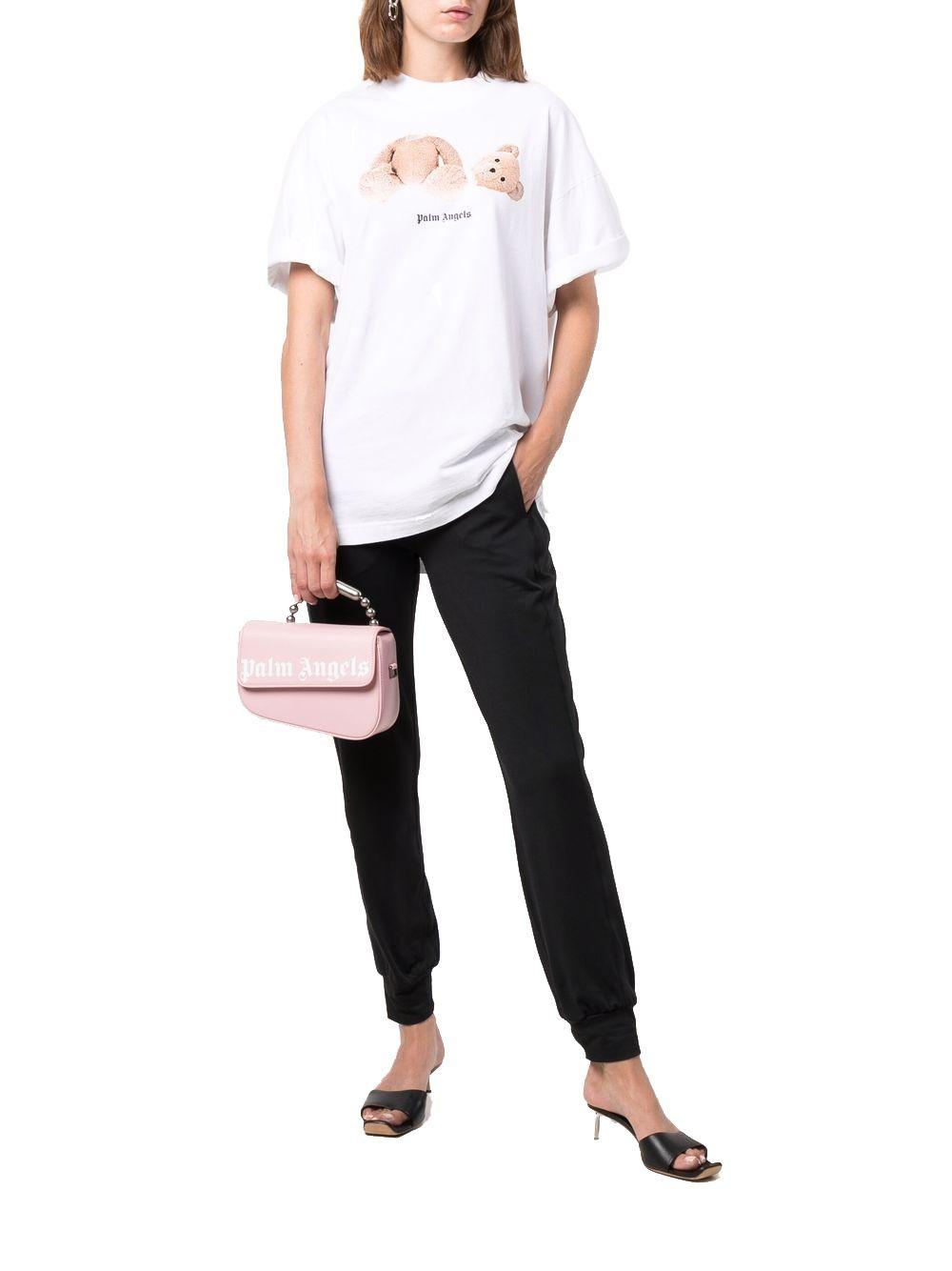 hot pink palm angels bolsa