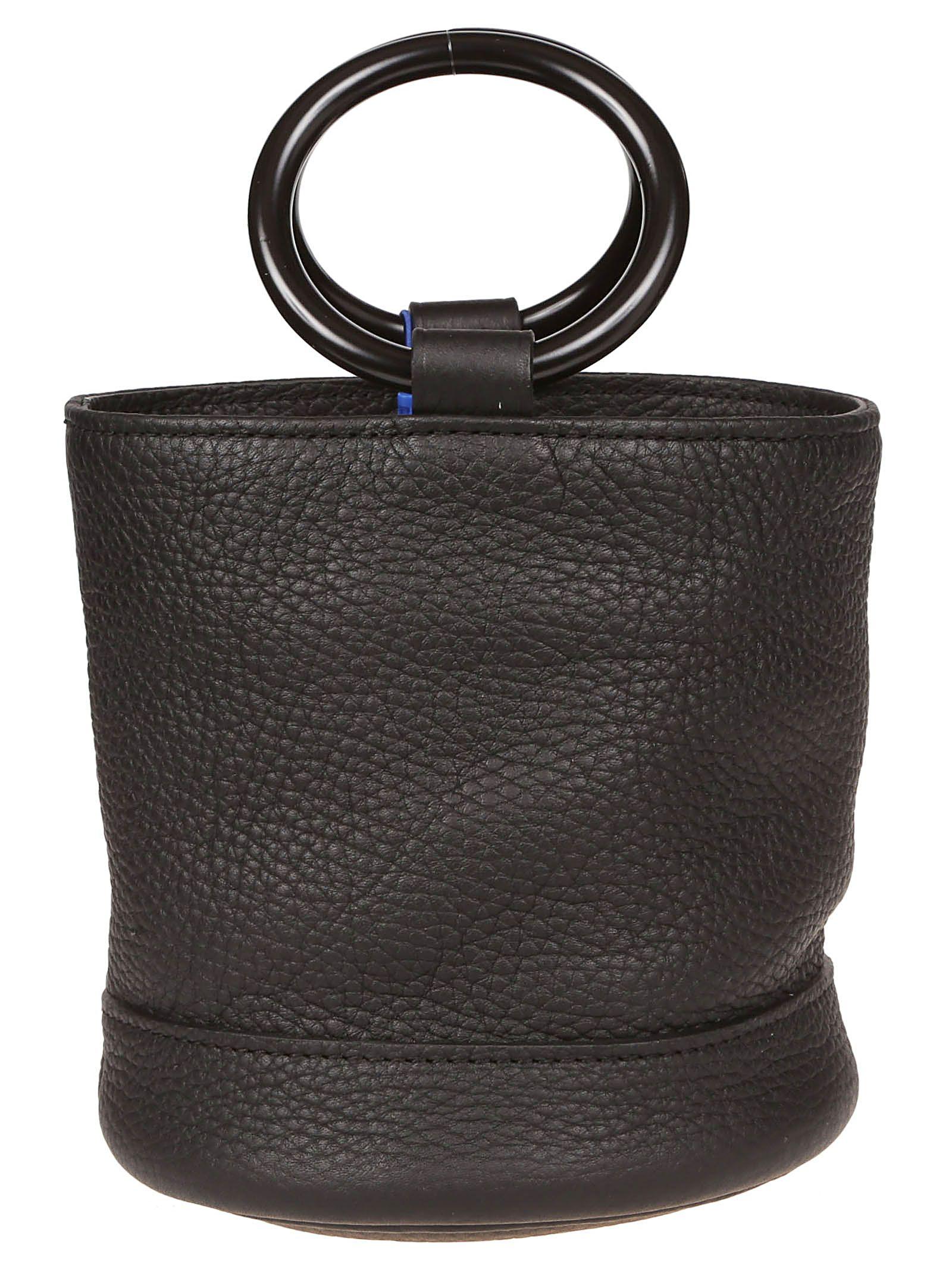 Simon Miller Black Leather Handbag - Lyst