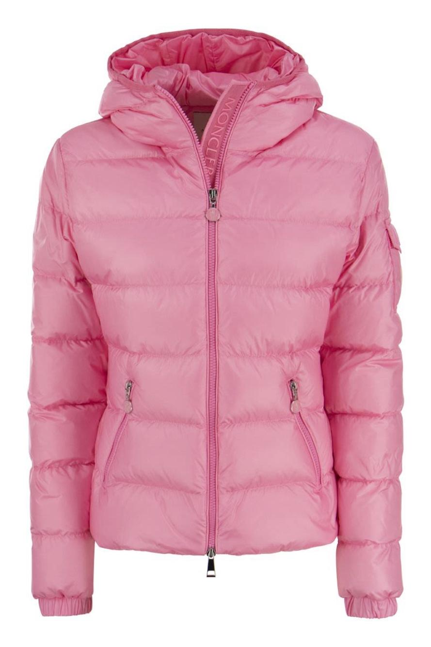 Moncler Gles - Short Down Jacket in Pink | Lyst