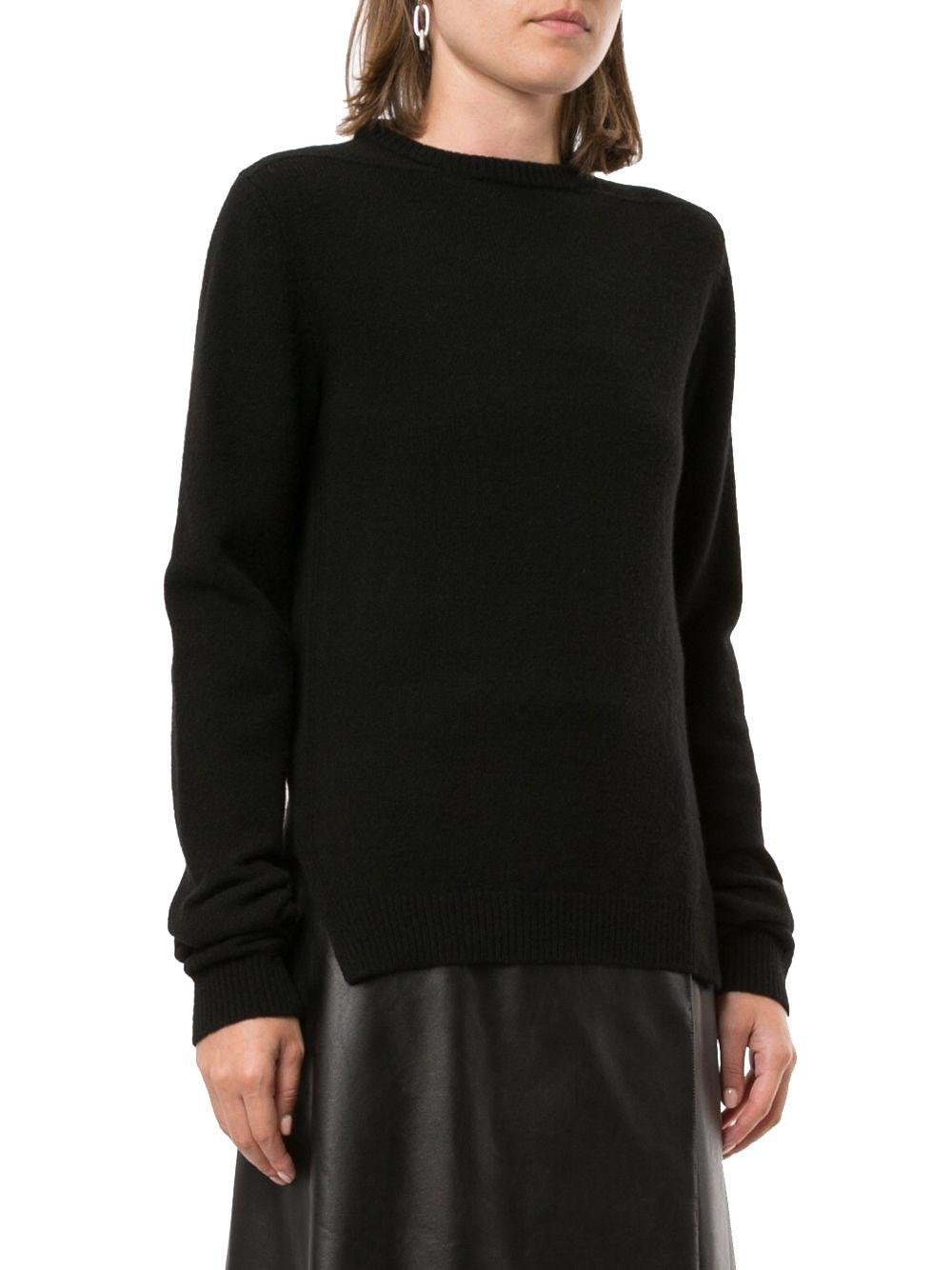 Rick Owens Cashmere Sweater in Black - Lyst