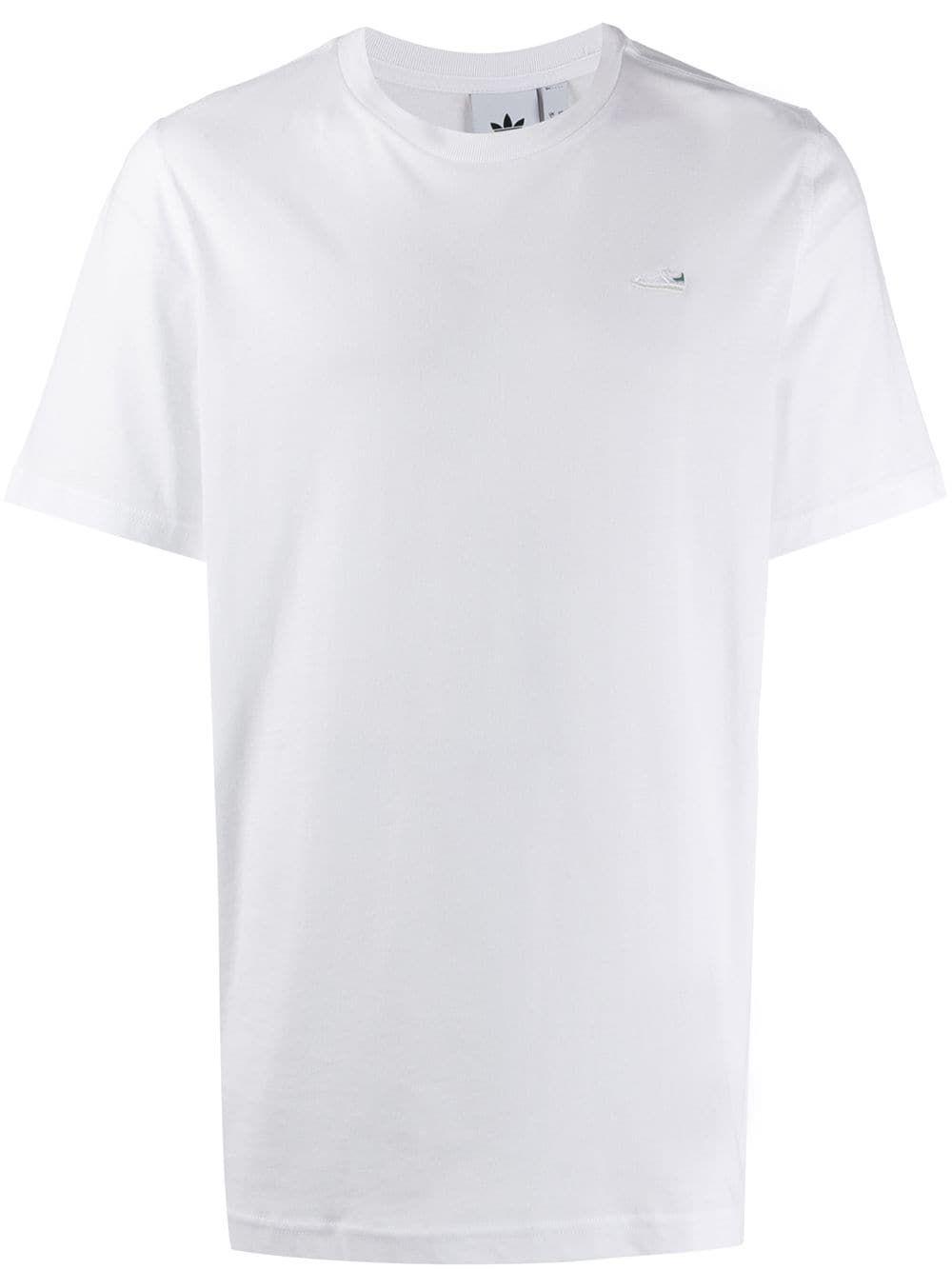 adidas white cotton t shirt