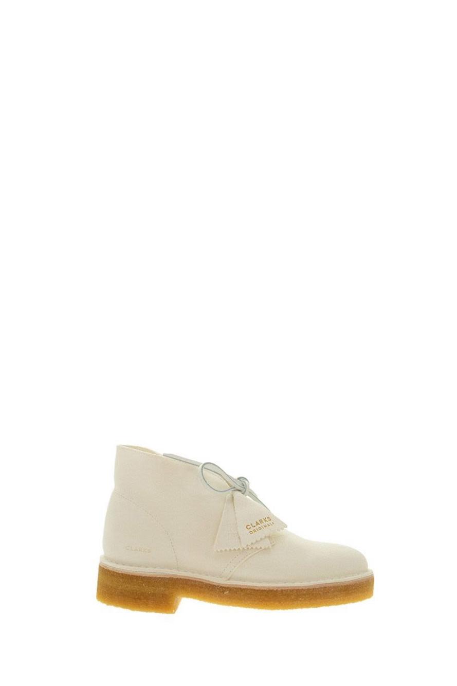 Clarks Desert Boot 221 - Suede Boot in White | Lyst