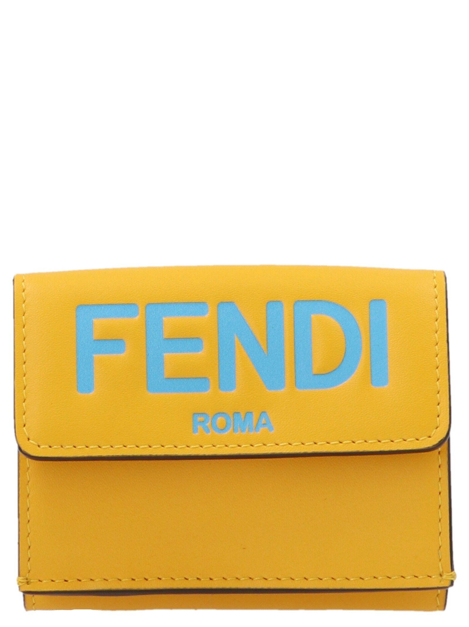 fendi wallet yellow