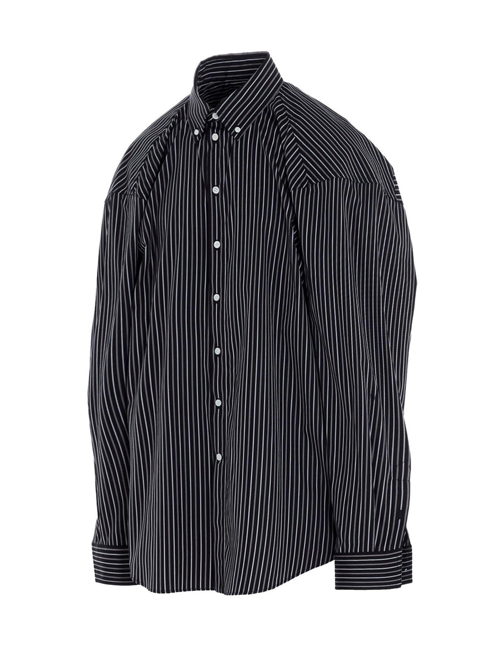 Balenciaga Cotton Shirt in Black for Men - Lyst