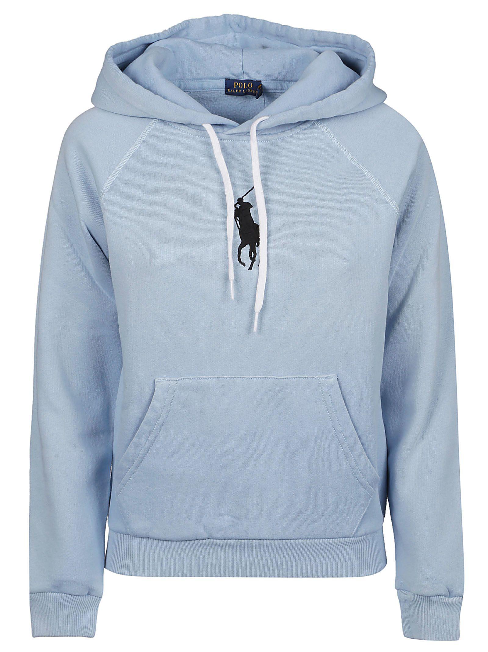 baby blue polo hoodie