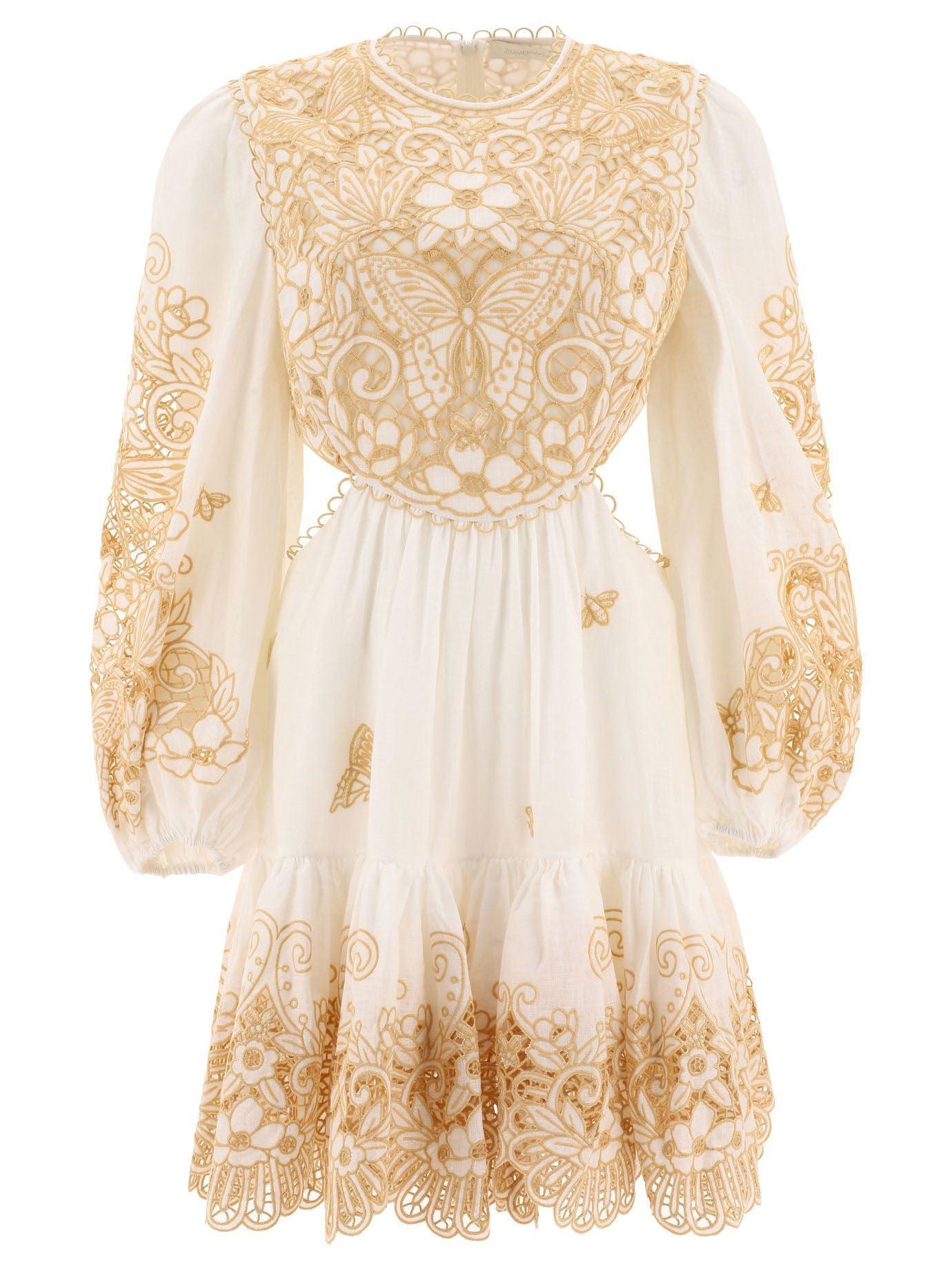 Zimmermann Dress in Natural Lyst