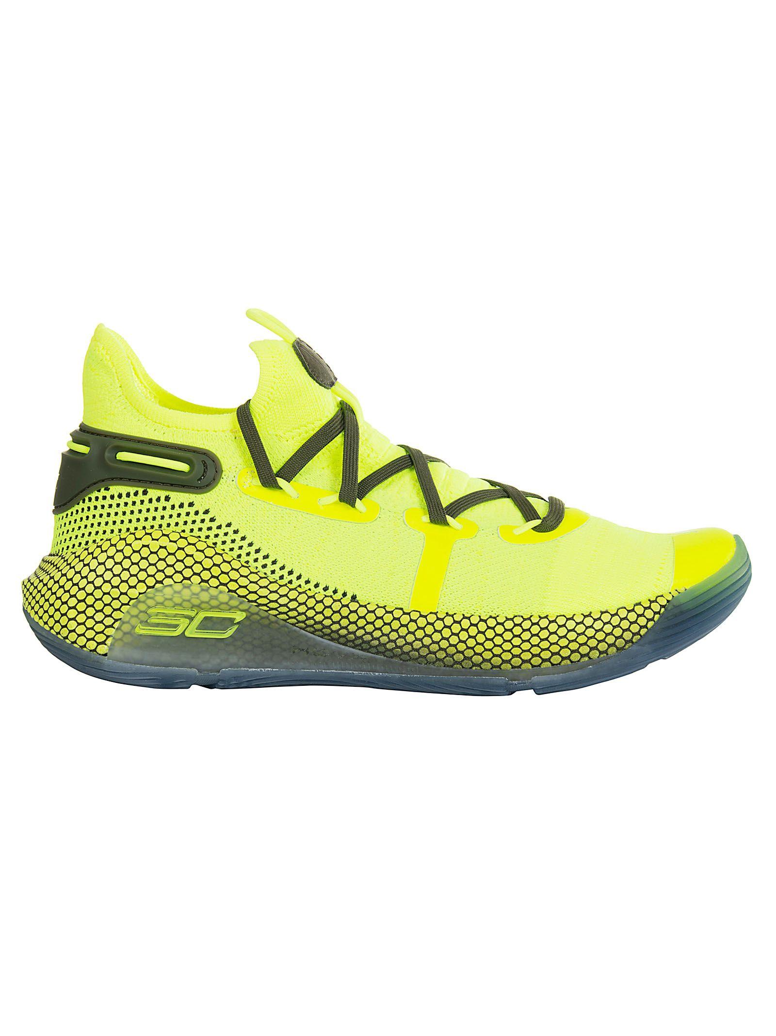 under armour yellow shoes