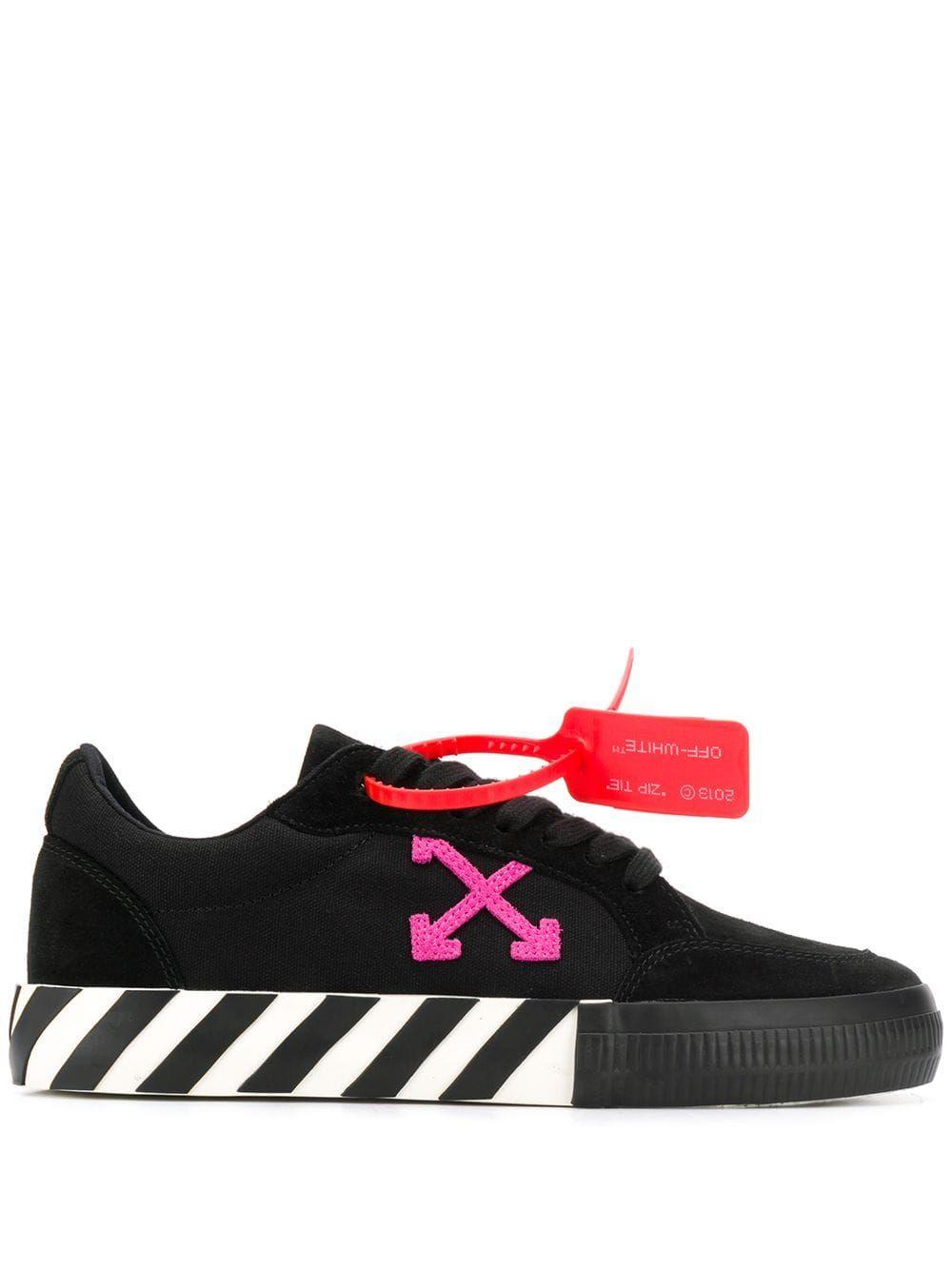 off white sneakers pink