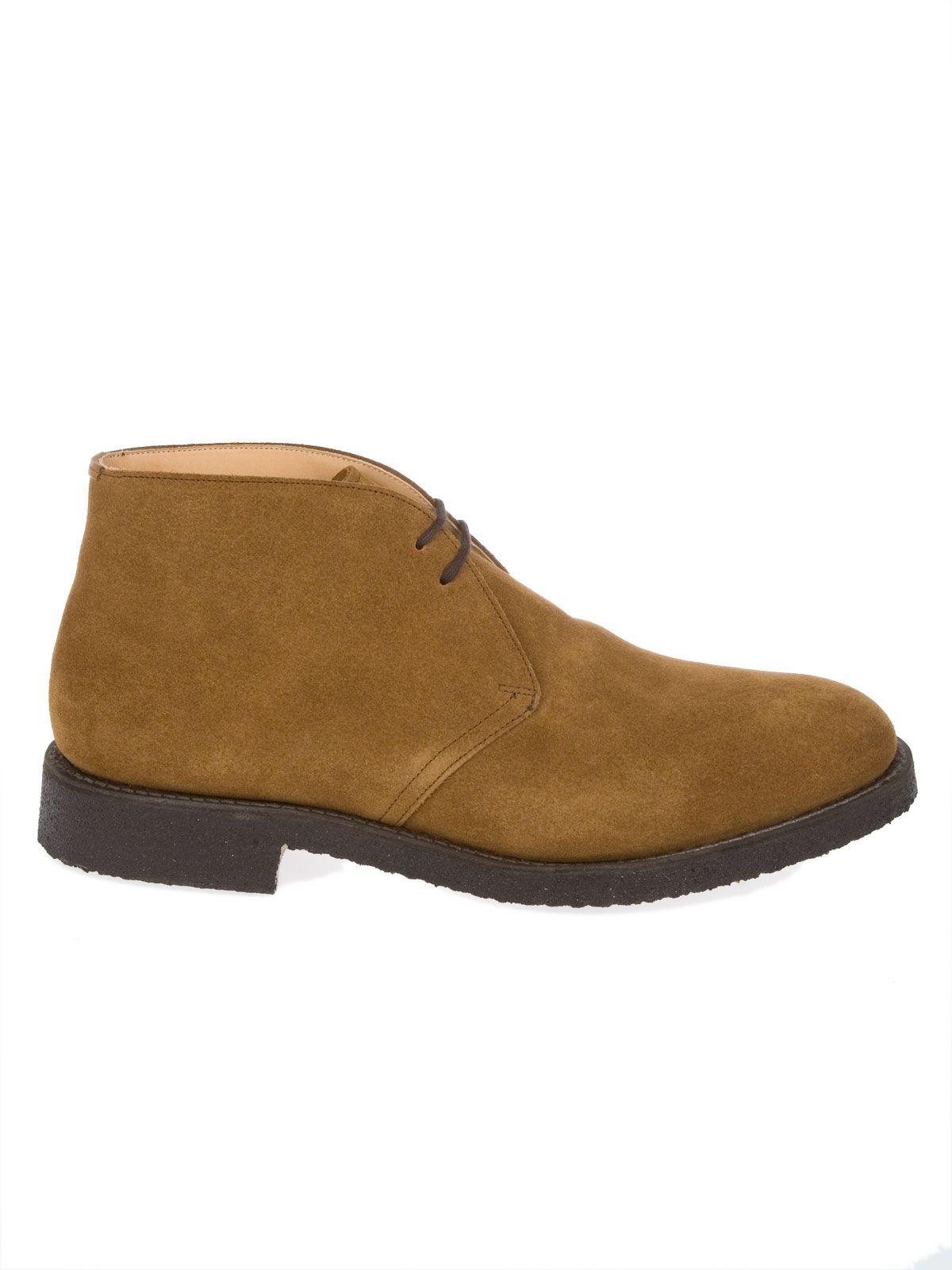 Church's Brown Suede Ankle Boots for Men - Lyst