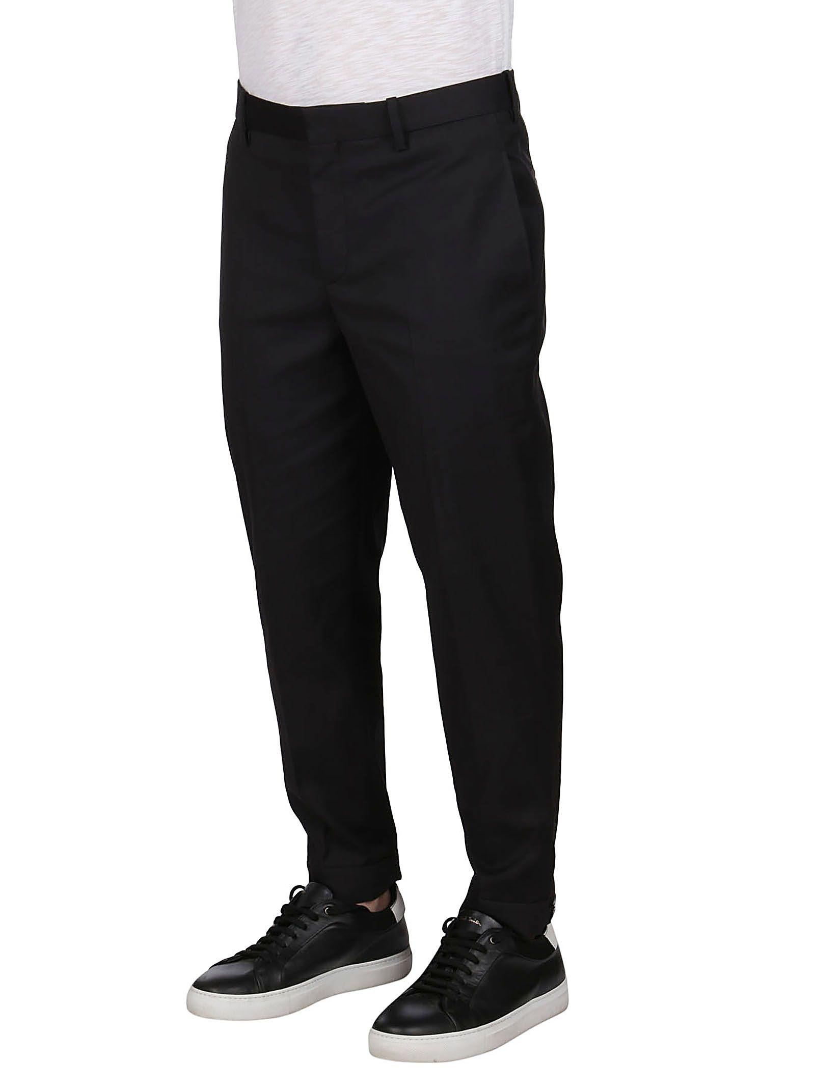 Neil Barrett Synthetic Polyester Pants in Black for Men - Lyst