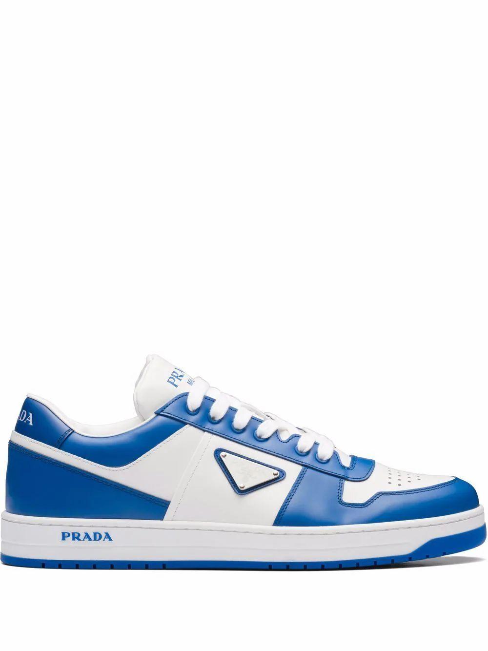 prada light blue sneakers