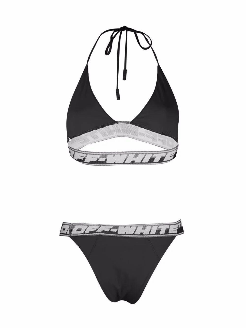 off white black bikini
