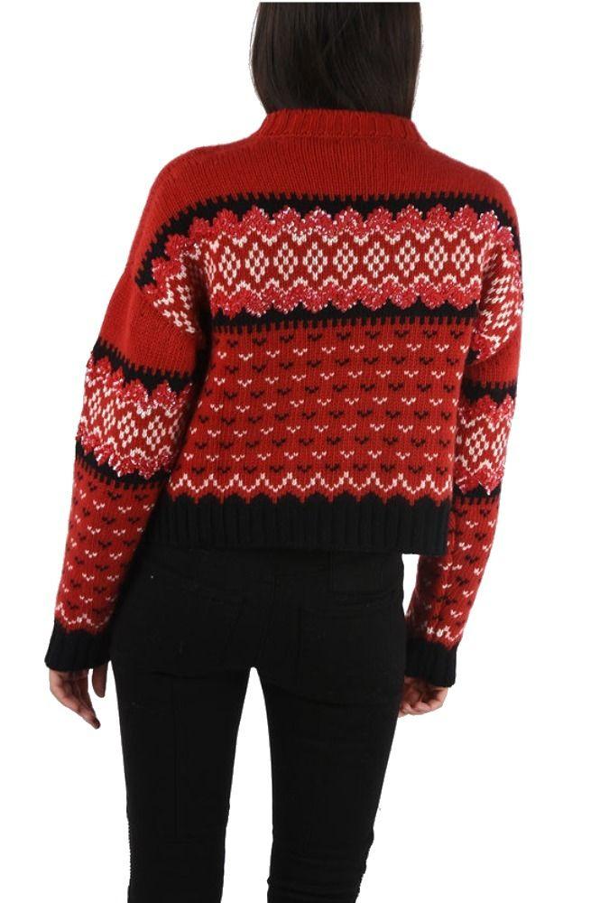 Alanui Wool Sweater in Red - Lyst