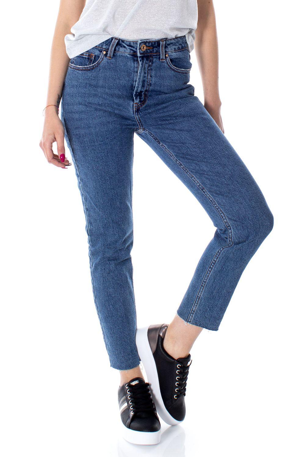 ONLY Blue Cotton Jeans Lyst