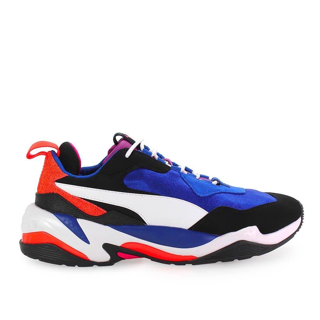 PUMA Blue Leather Sneakers for Men - Lyst