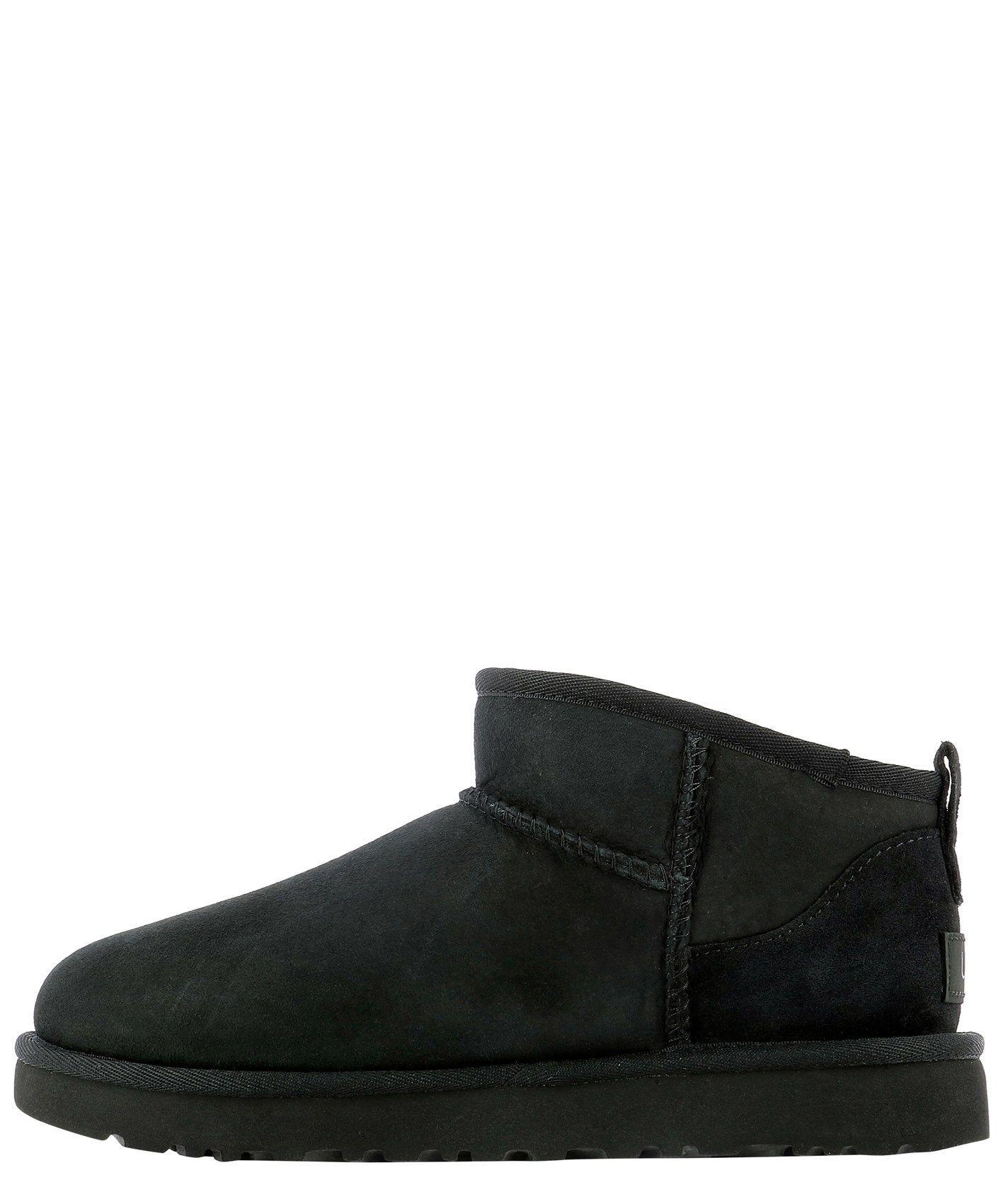 black ankle boots ugg