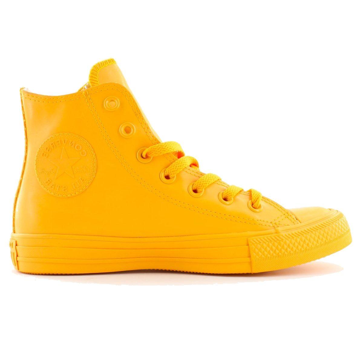 Converse Hi Top Sneakers in Yellow | Lyst