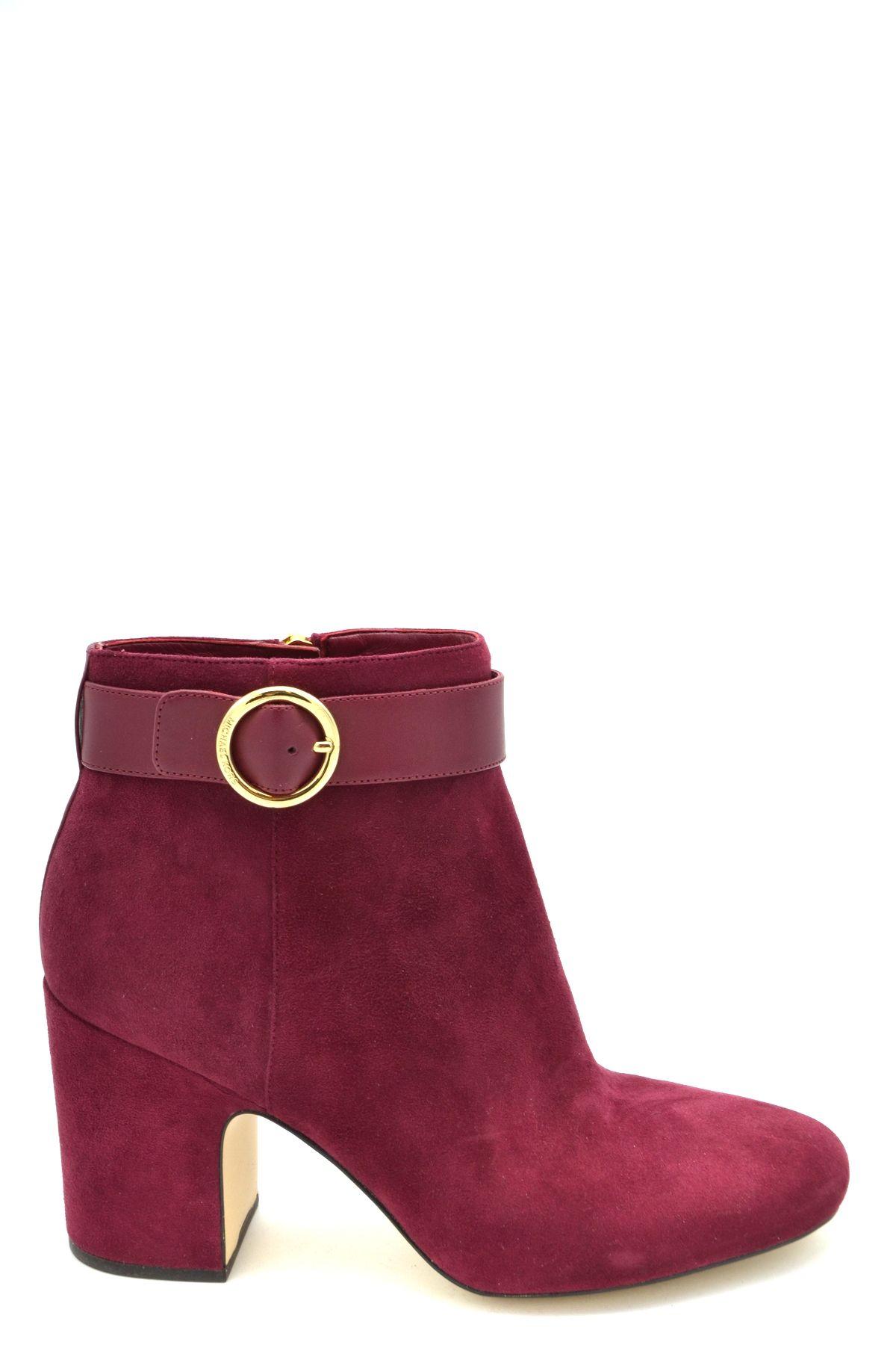 michael kors burgundy boots