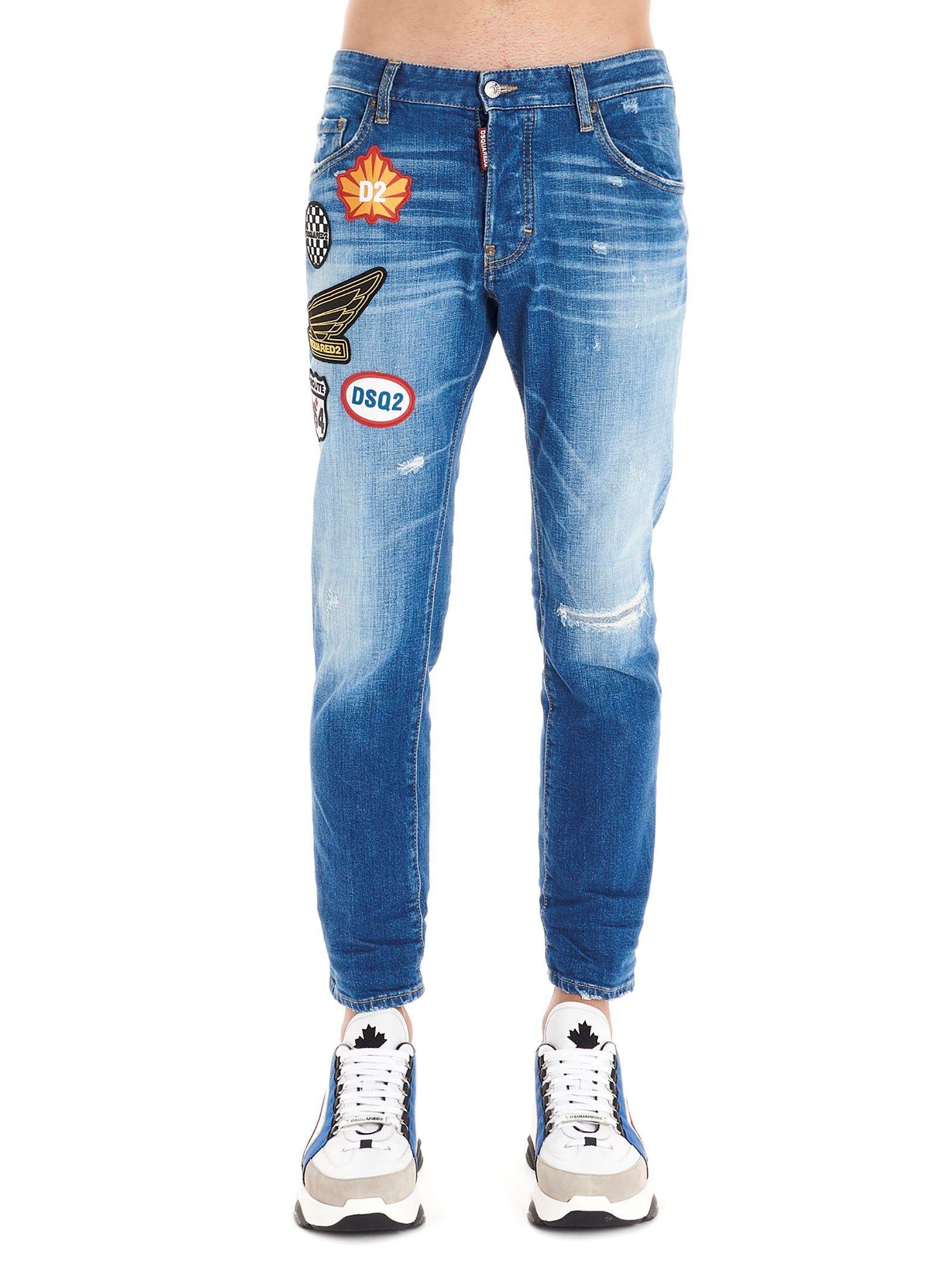 dsquared2 jeans patch