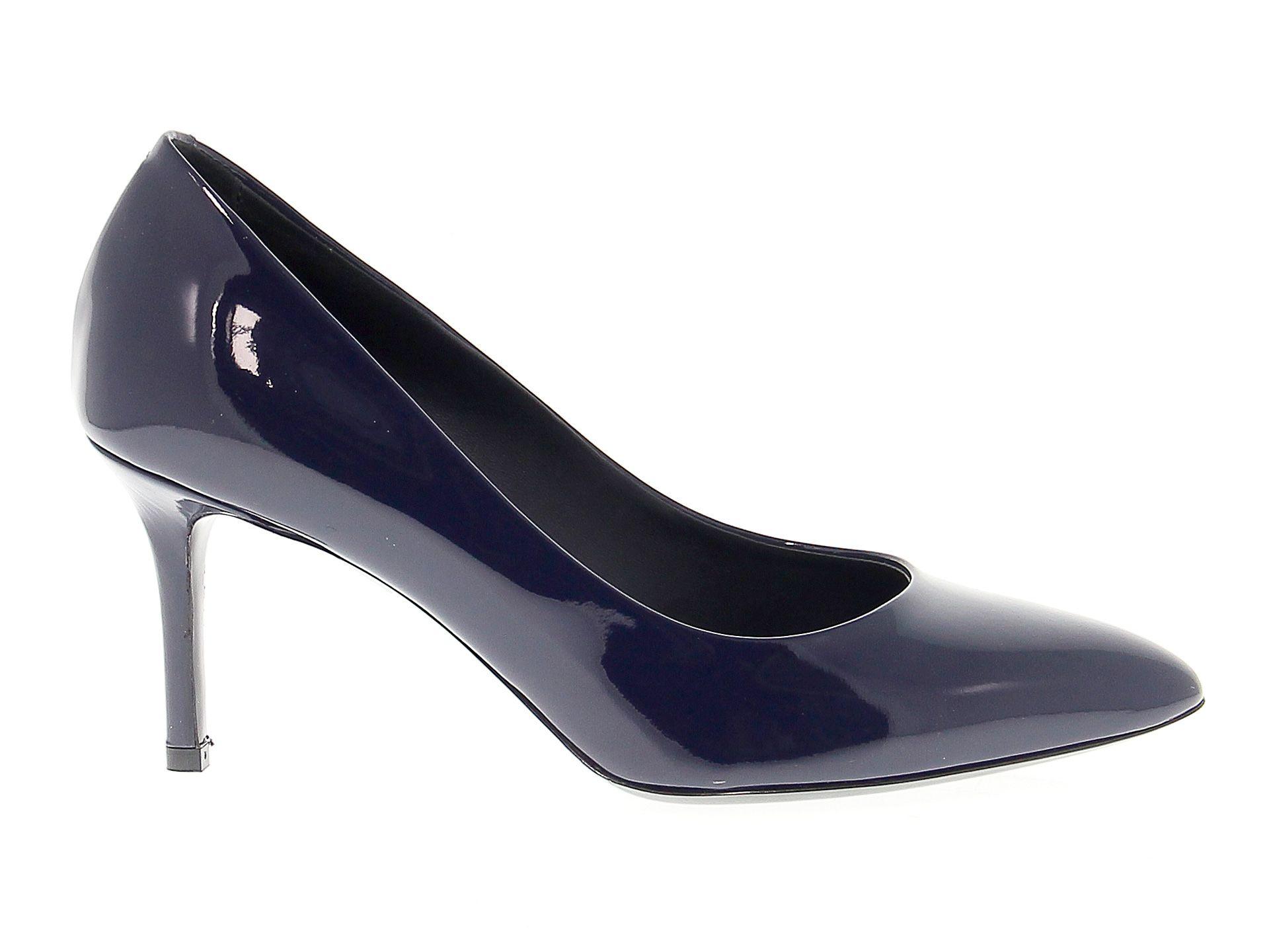 Fabi Blue Leather Pumps in Blue Lyst