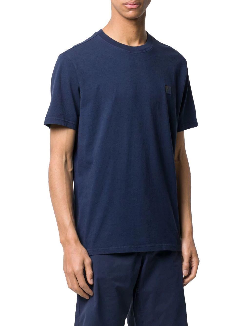 Woolrich Cotton T-shirt in Blue for Men - Lyst