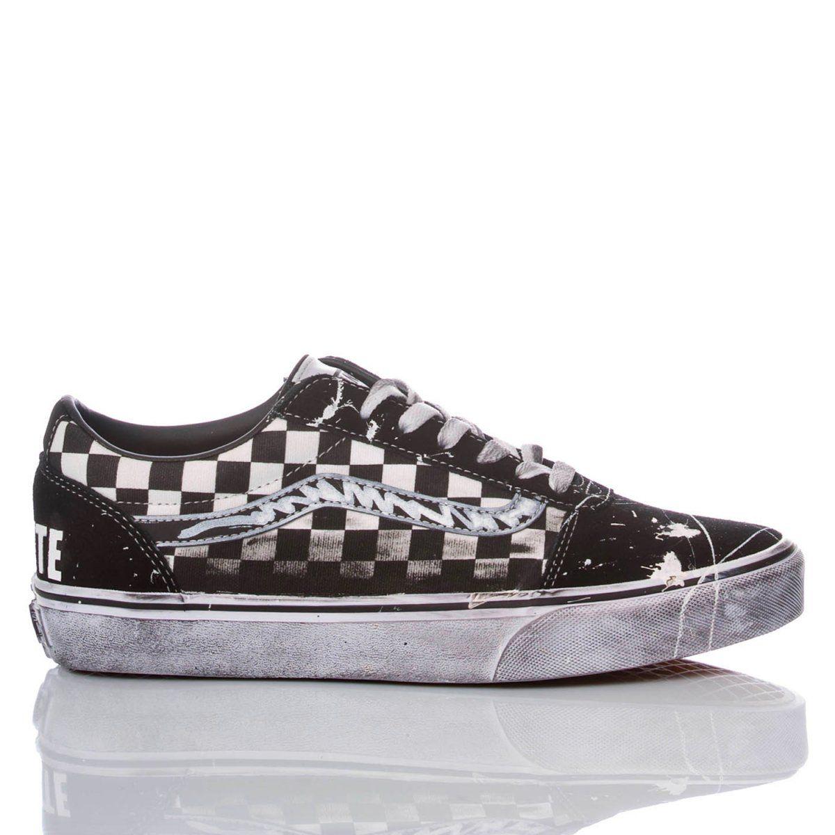 Vans Fabric Sneakers in Gray | Lyst