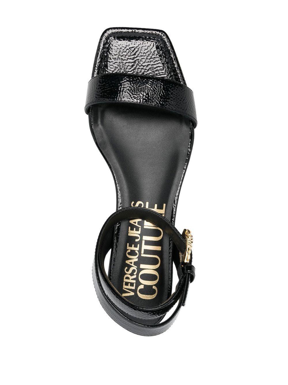 Versace Jeans Couture Sandals in Black | Lyst