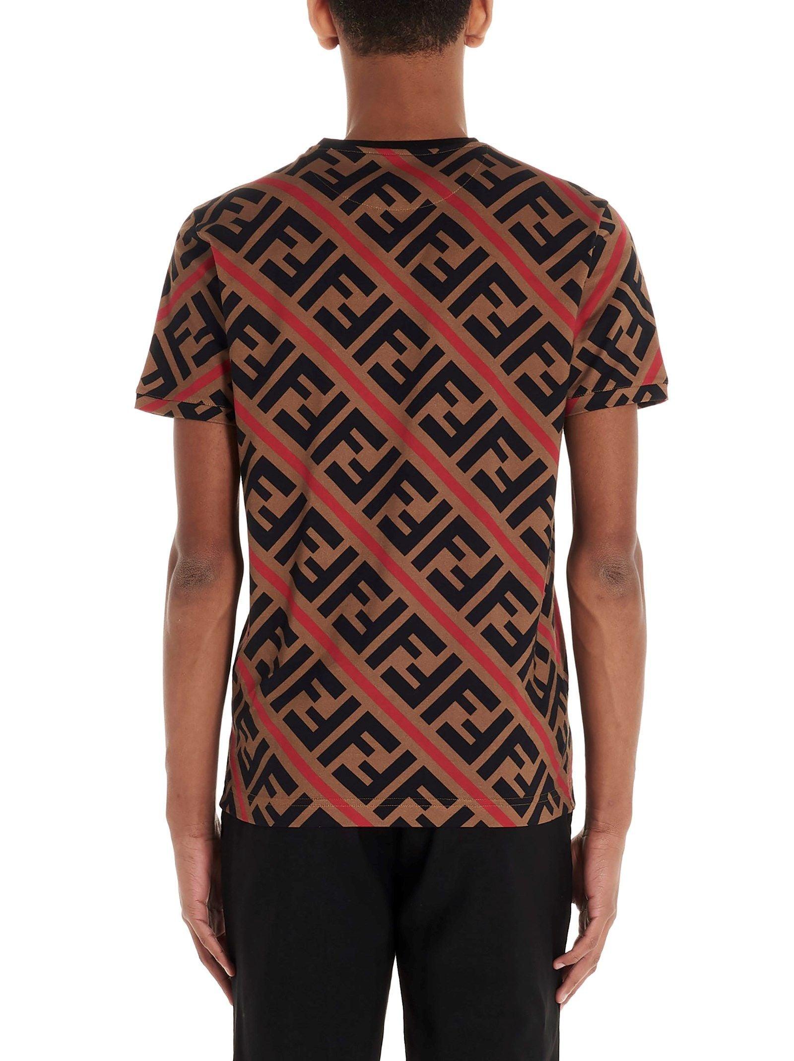 Fendi Cotton Double F Logo T-shirt in 