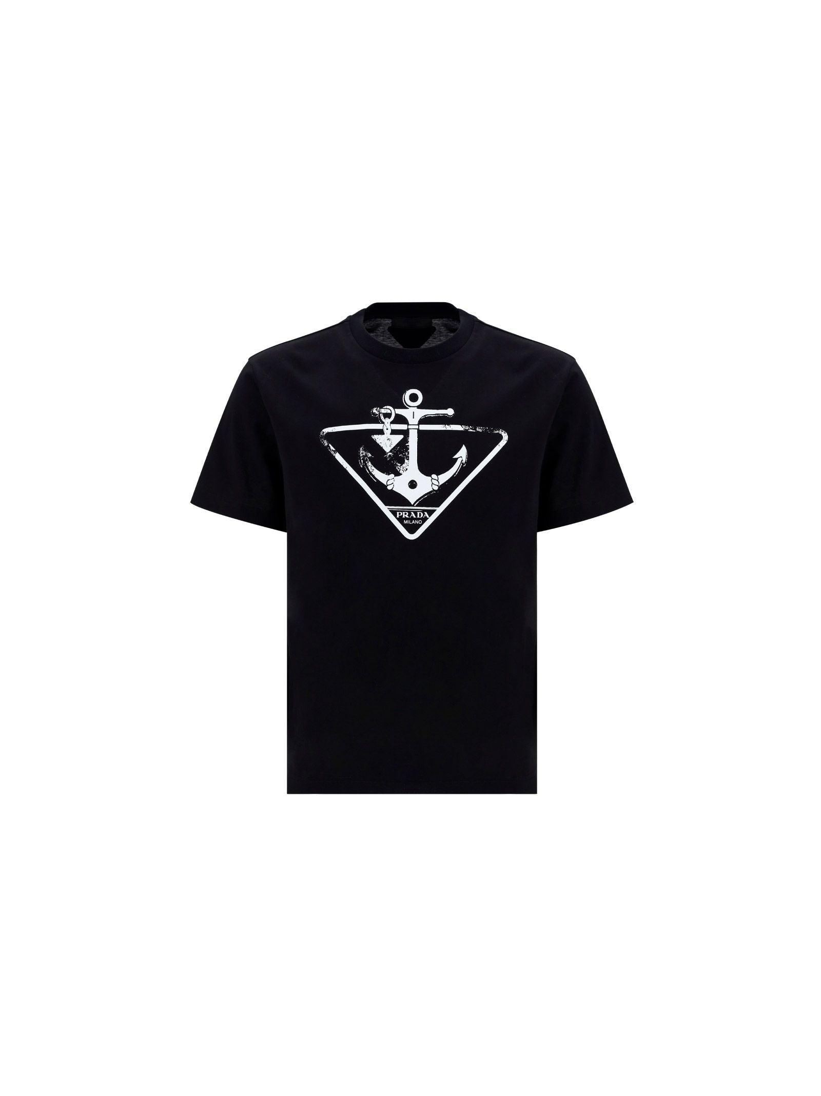 Prada T-shirt in Black | Lyst
