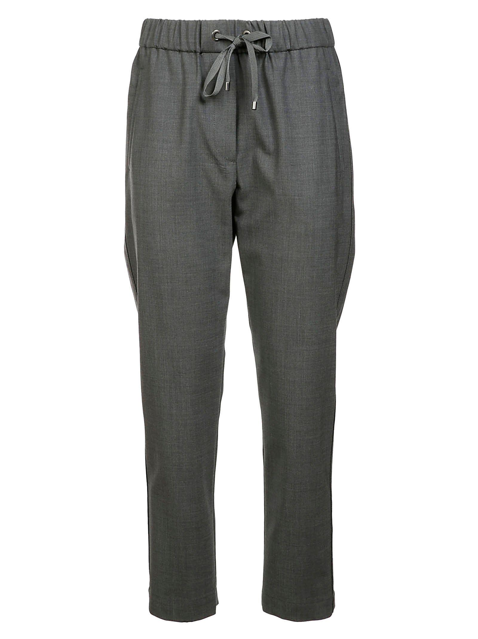 gray cotton pants