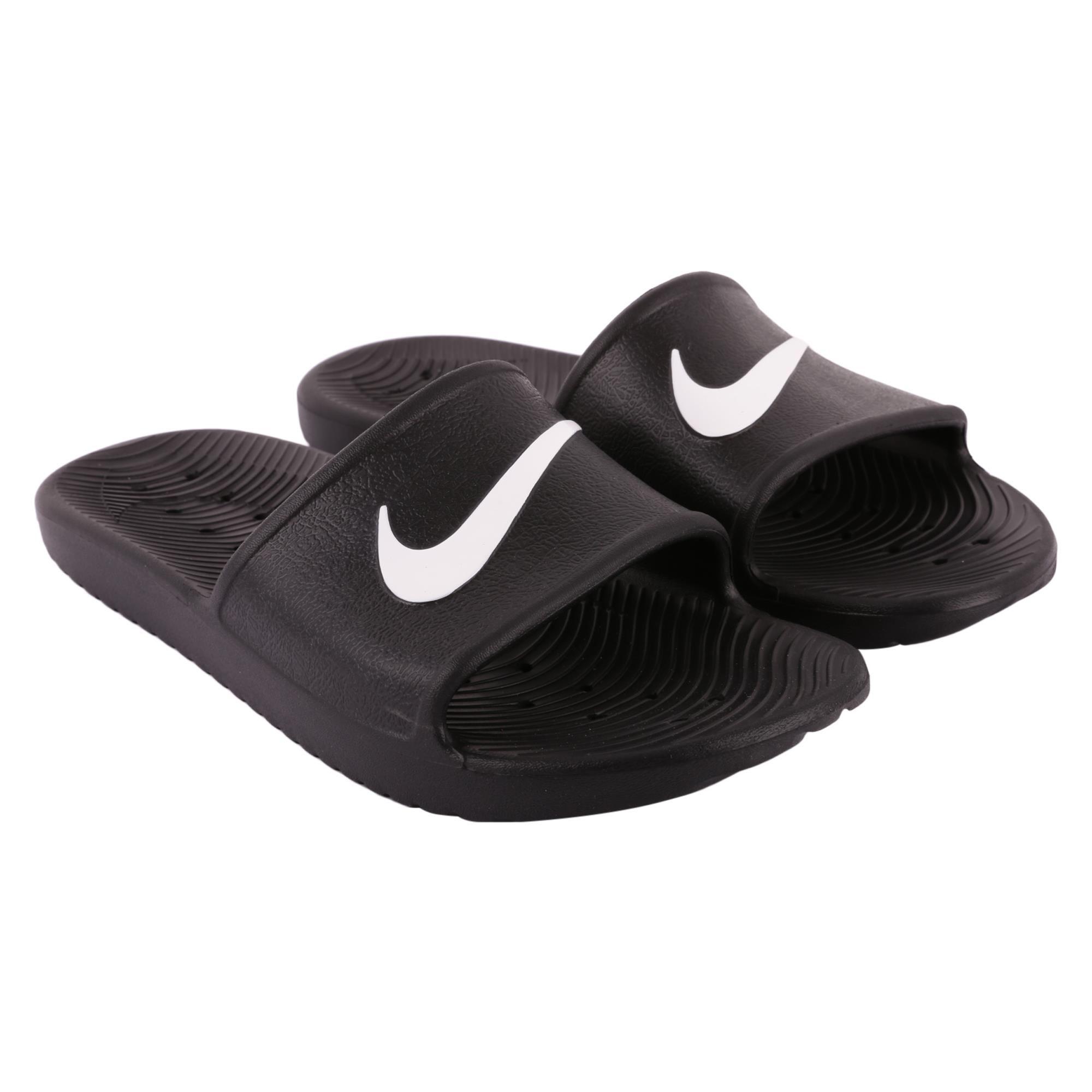 Nike Black Rubber Sandals for Men - Lyst