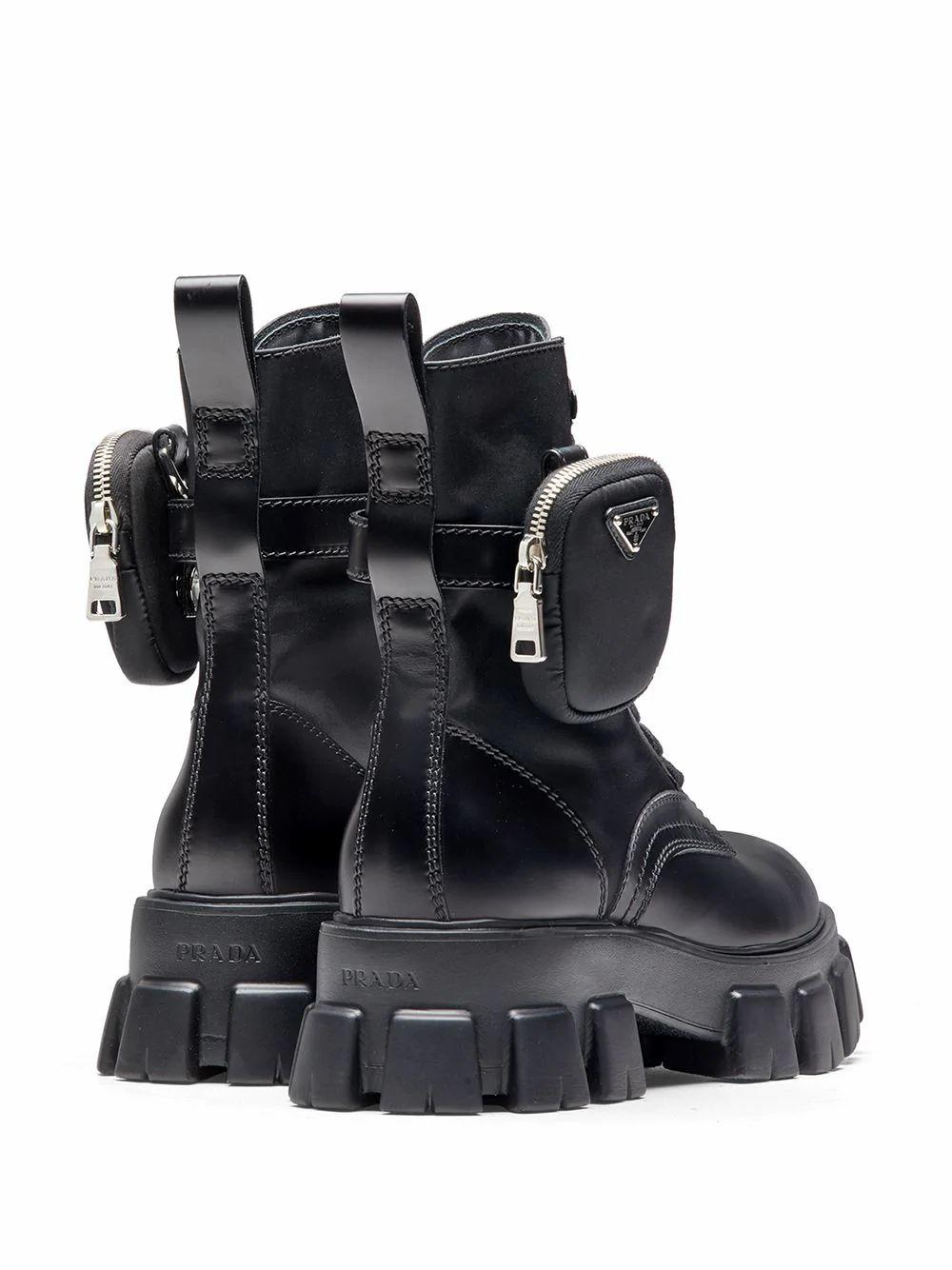 Prada Synthetic Mens Black Monolith Re-nylon Combat Boots for Men - Save  55% - Lyst