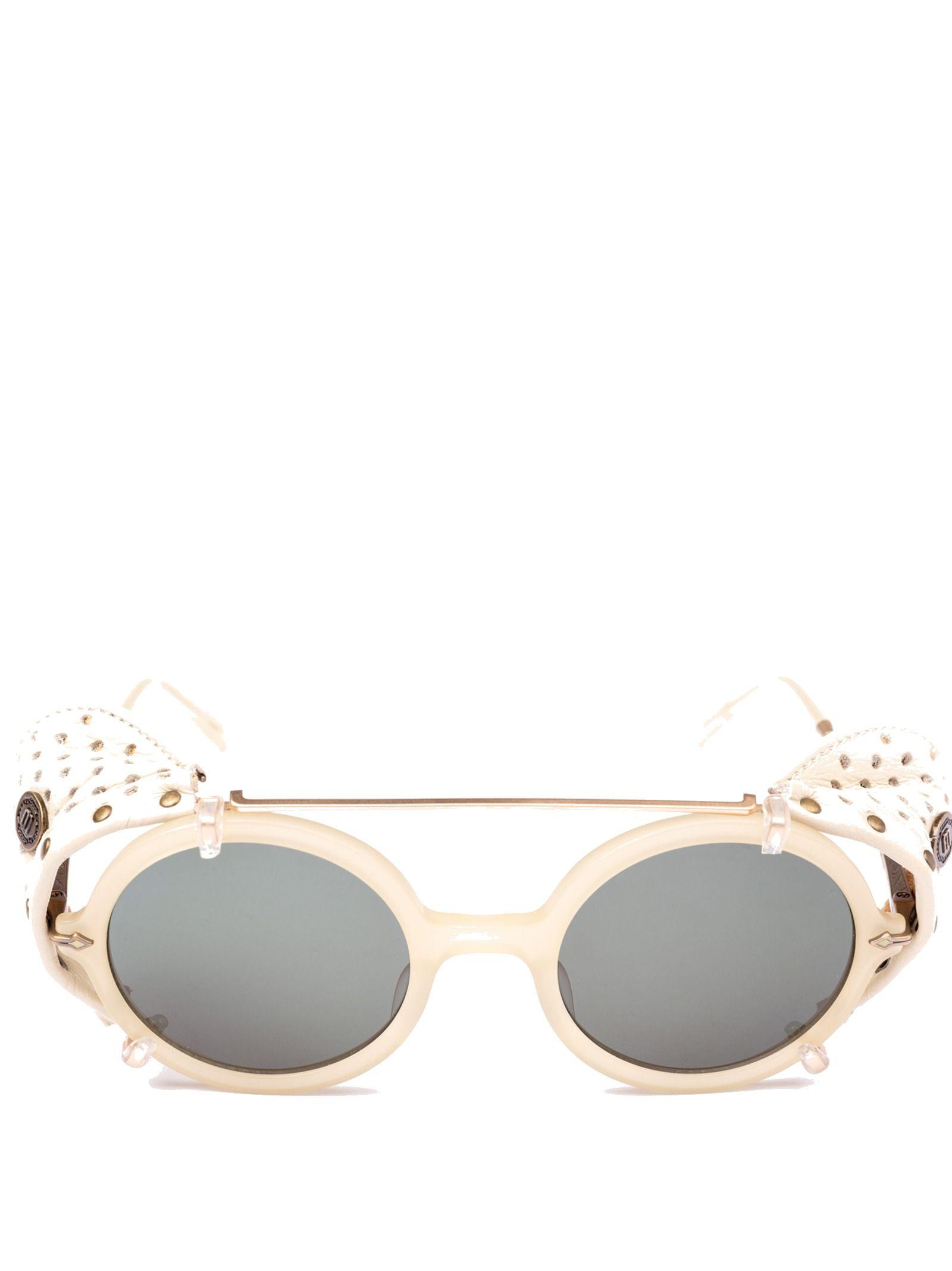 Matsuda Gold Metal Sunglasses in Metallic - Lyst