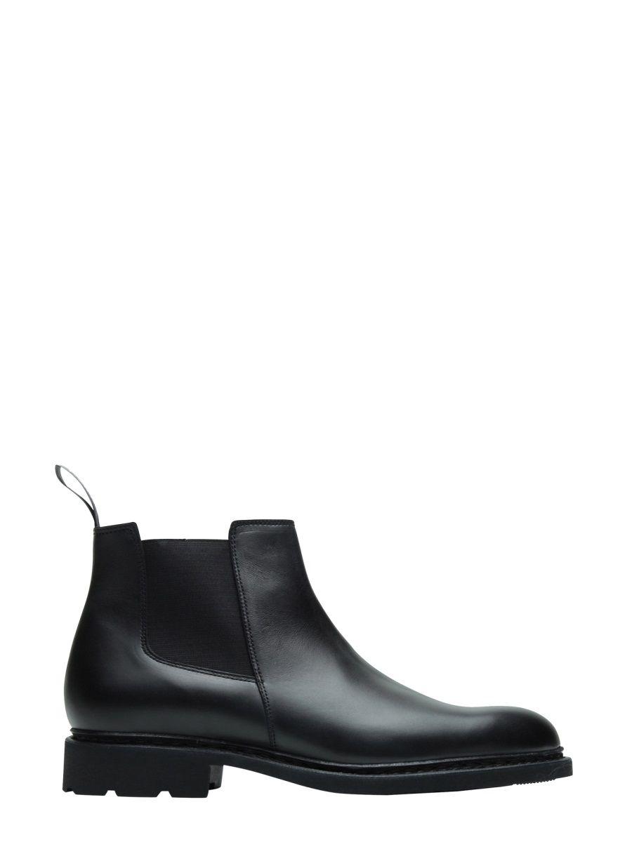 Paraboot Leather Boots in Black for Men - Lyst