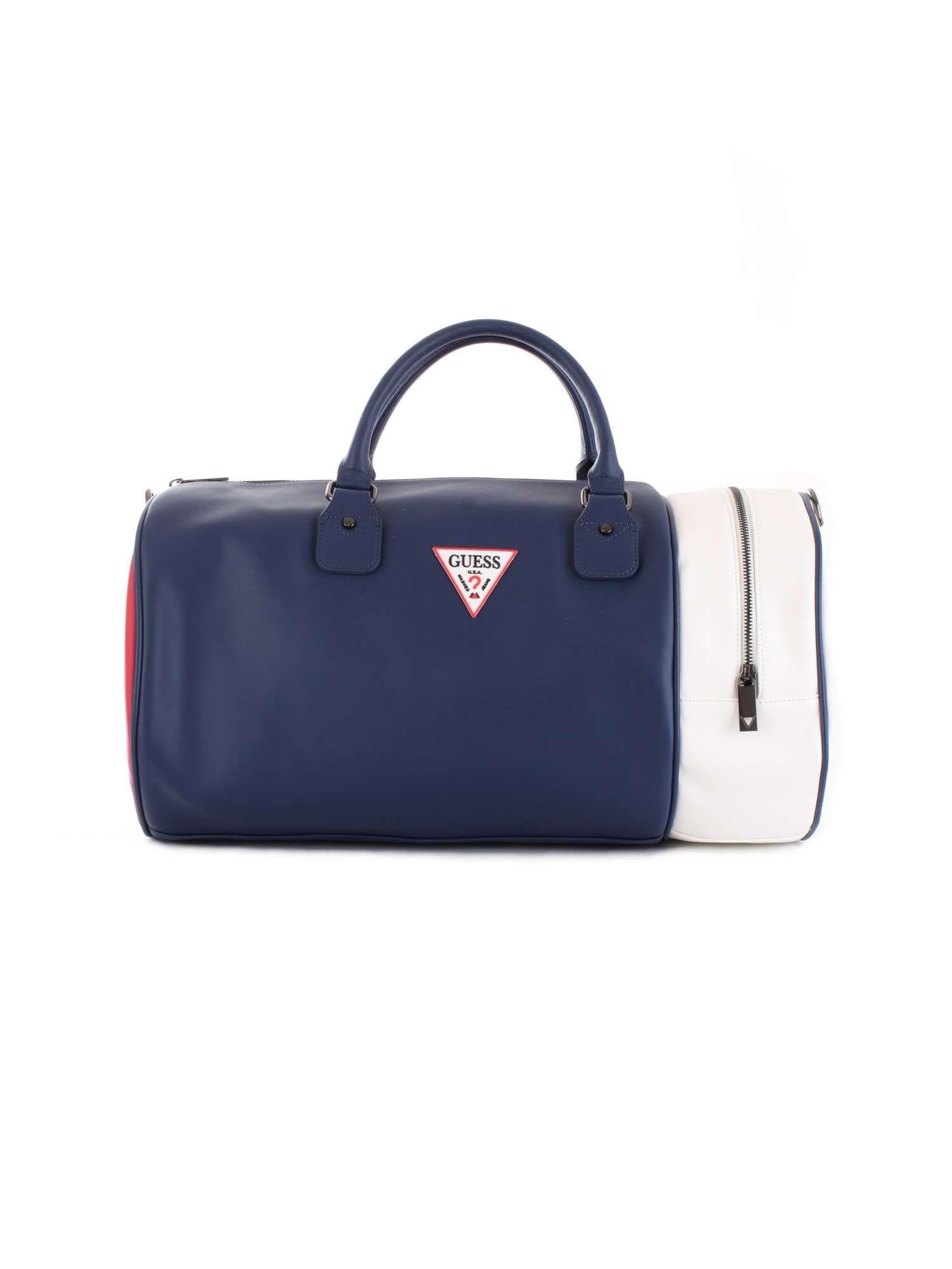 faux leather travel bag