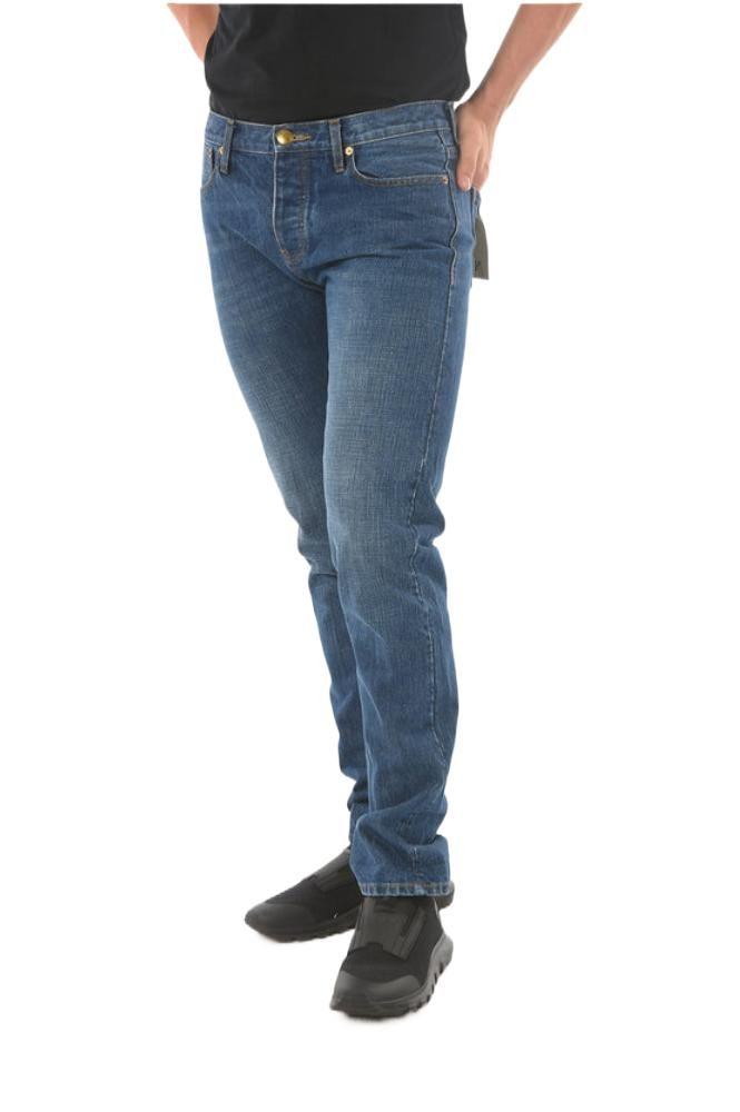 Giorgio Armani Blue Other Materials Jeans for Men | Lyst