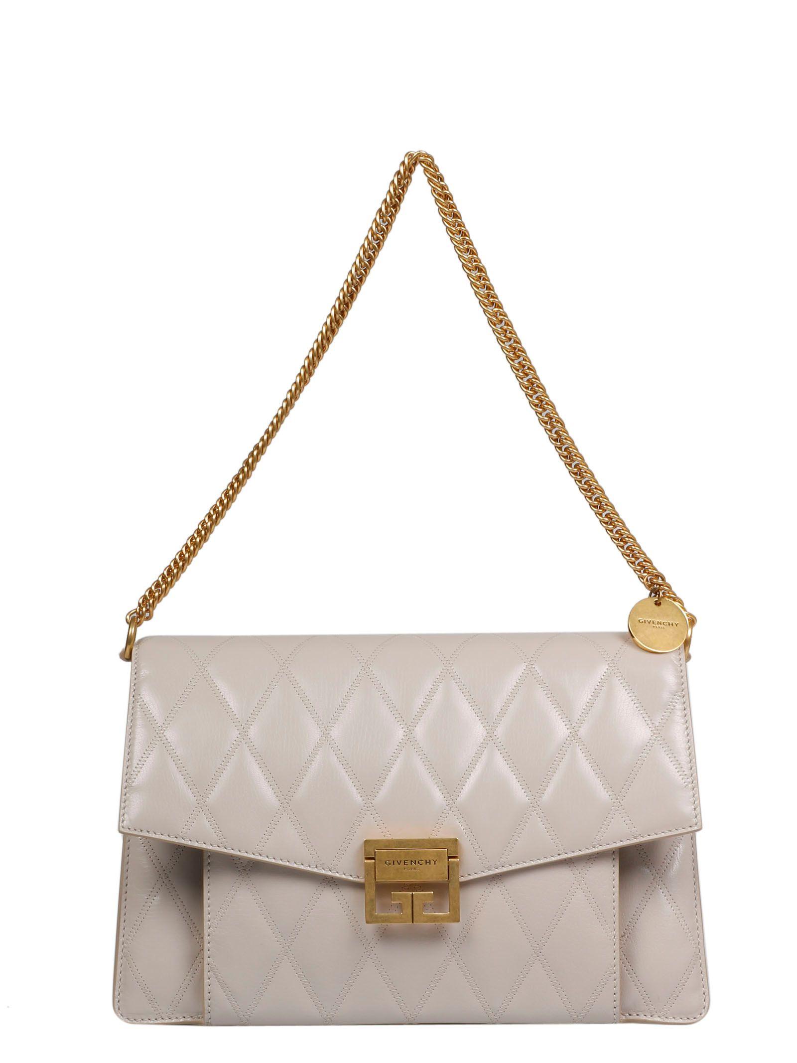 Givenchy White Leather Shoulder Bag in White - Lyst