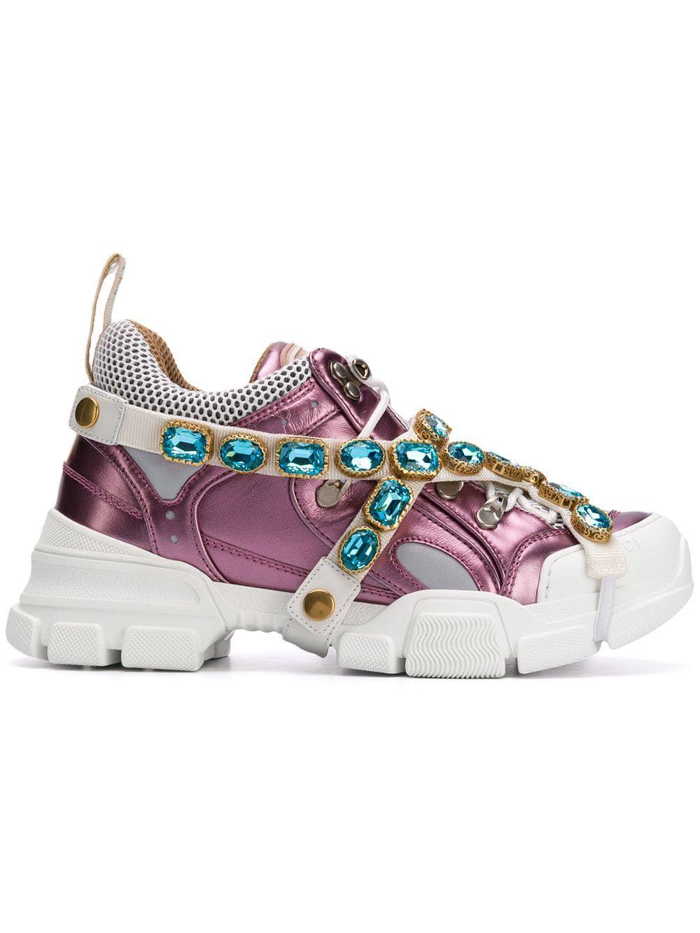 gucci flashtrek pink