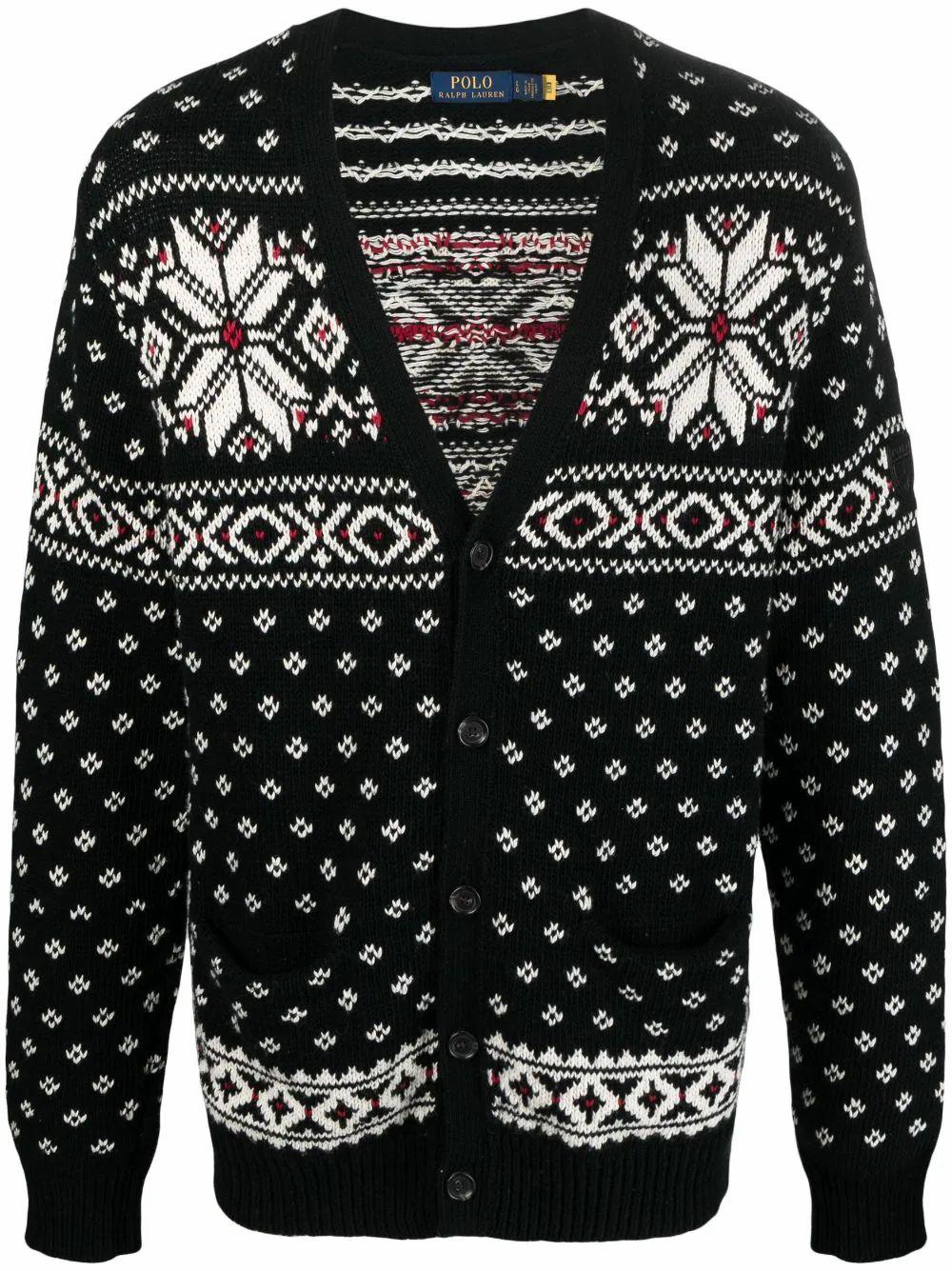 ralph lauren black cardigan