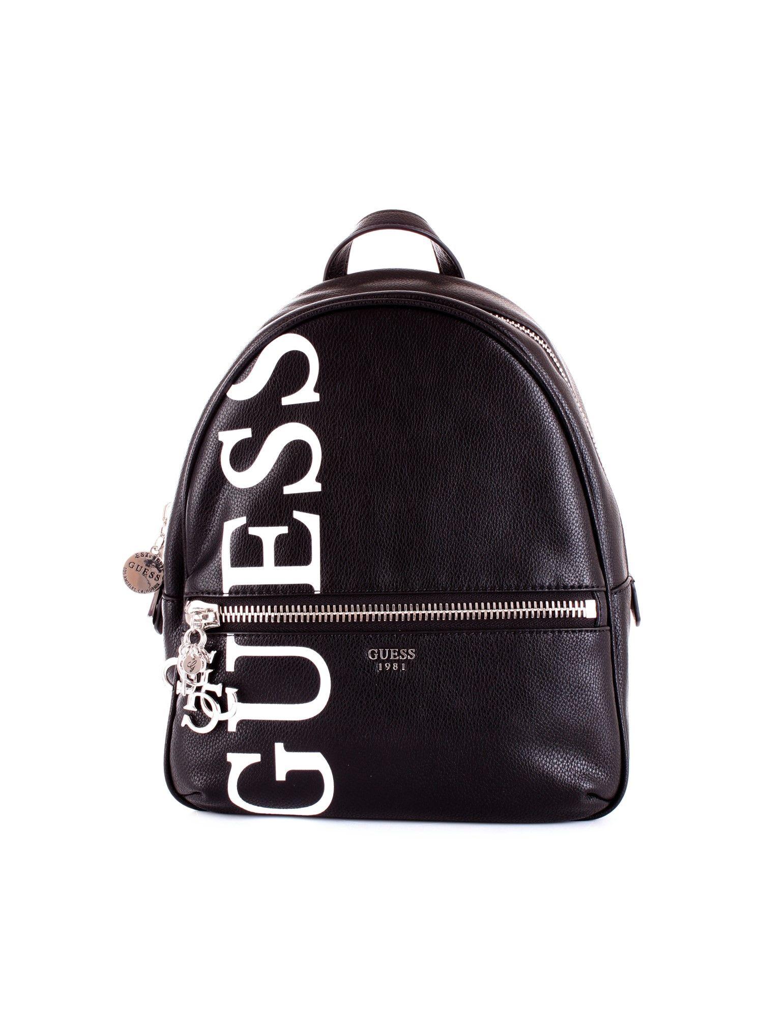 guess leather backpack