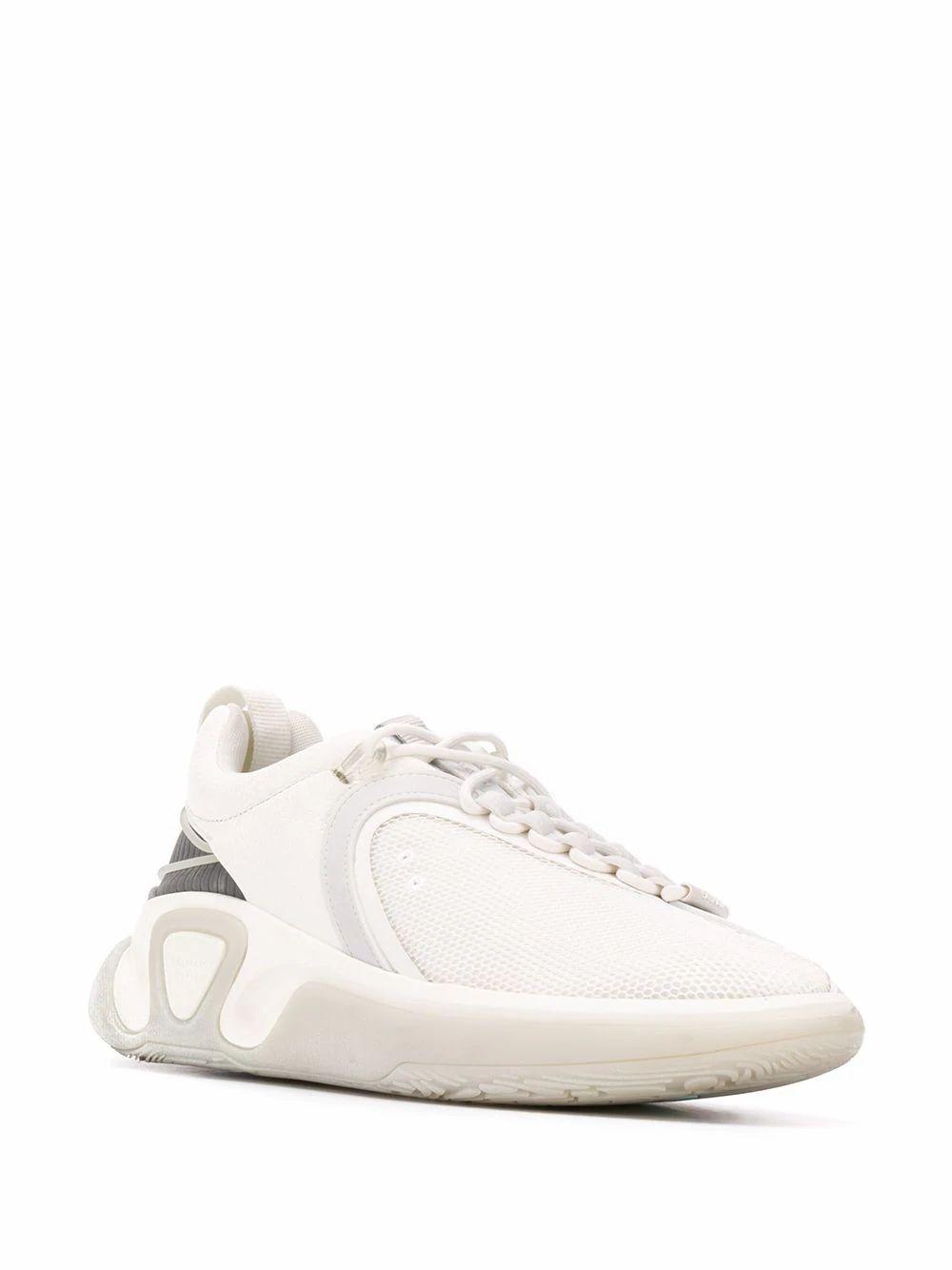 Balmain Polyester Sneakers in White for Men - Lyst