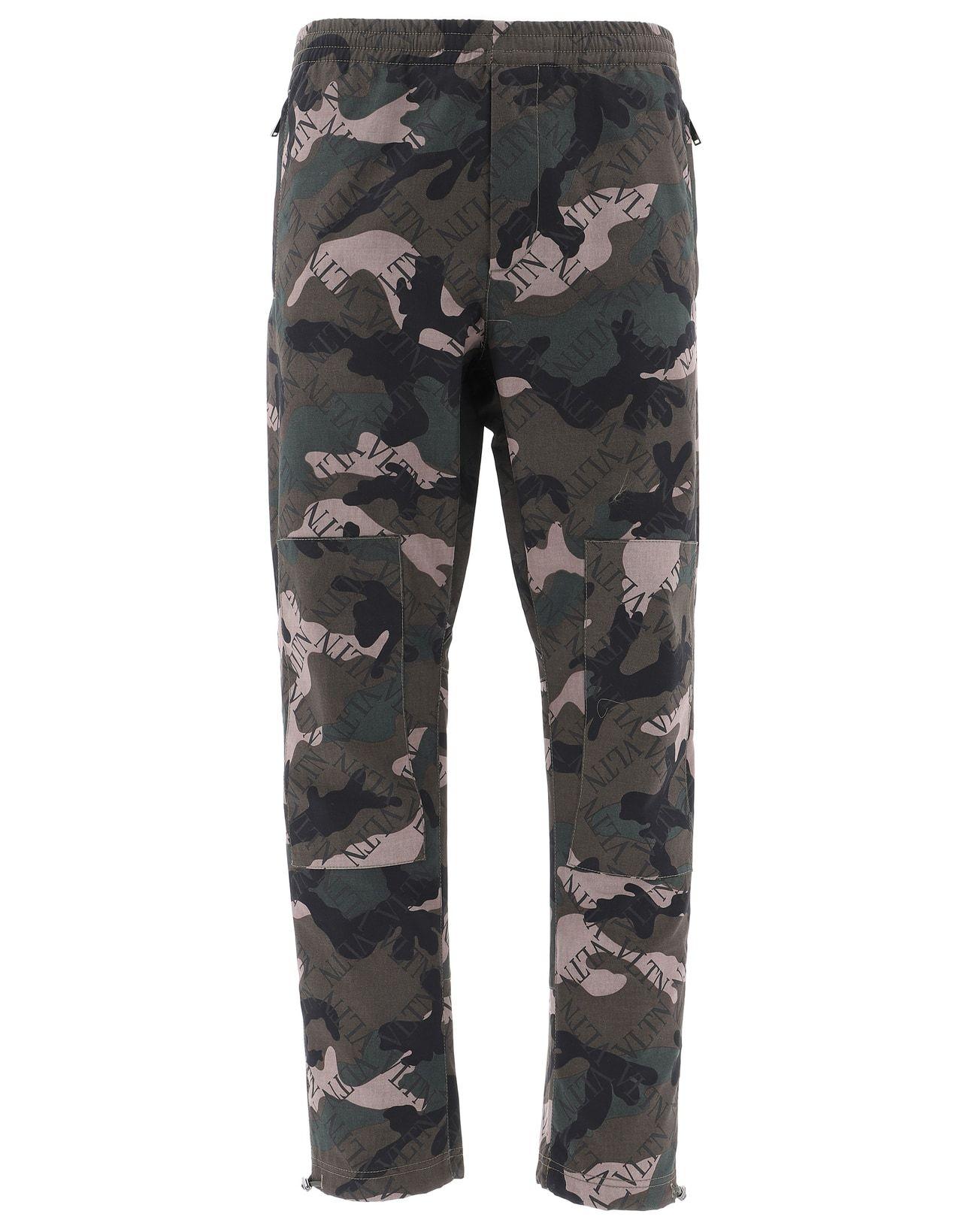 Valentino Green Cotton Pants for Men - Lyst