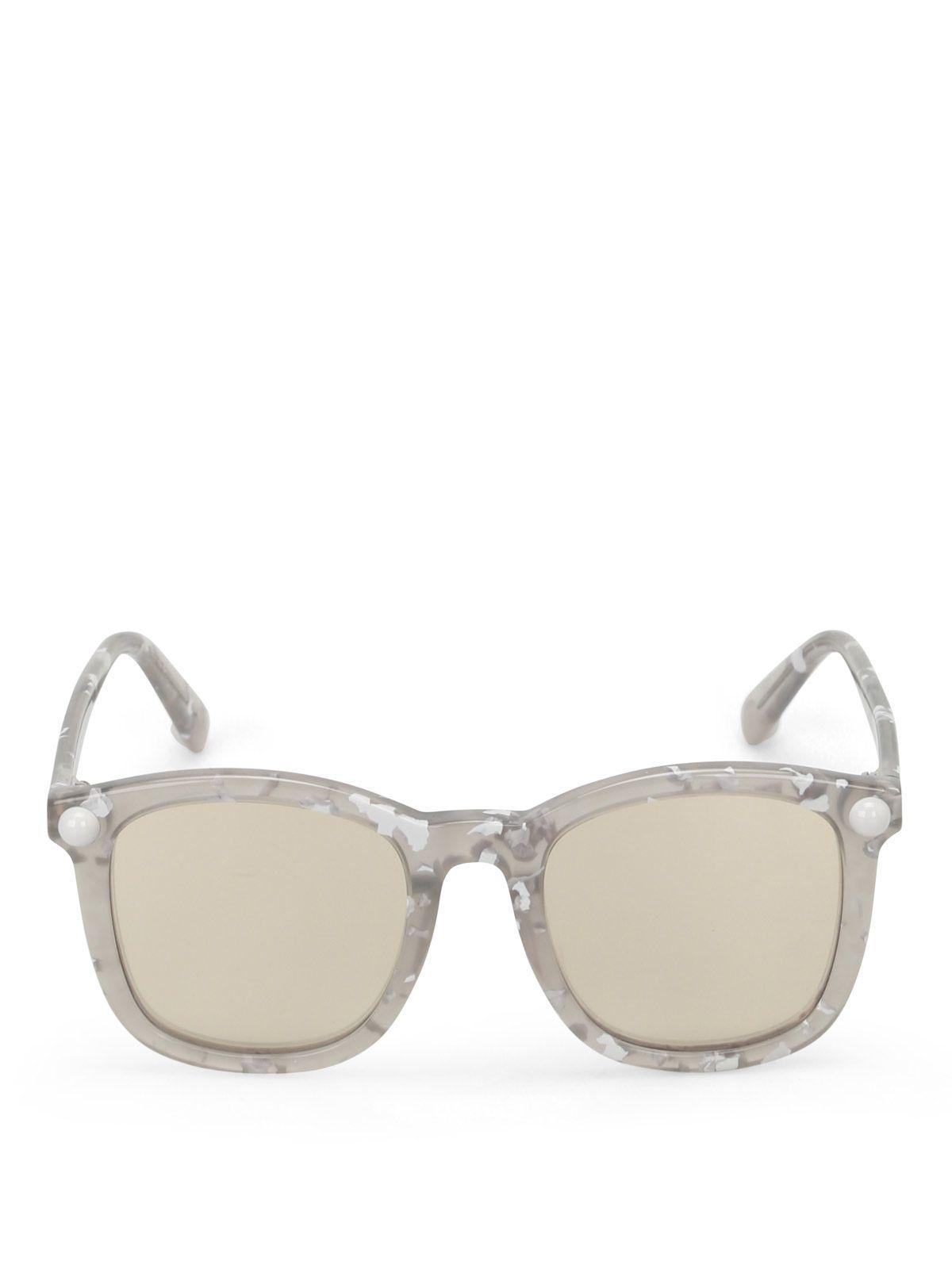 Christopher Kane Grey Acetate Sunglasses in Gray - Lyst