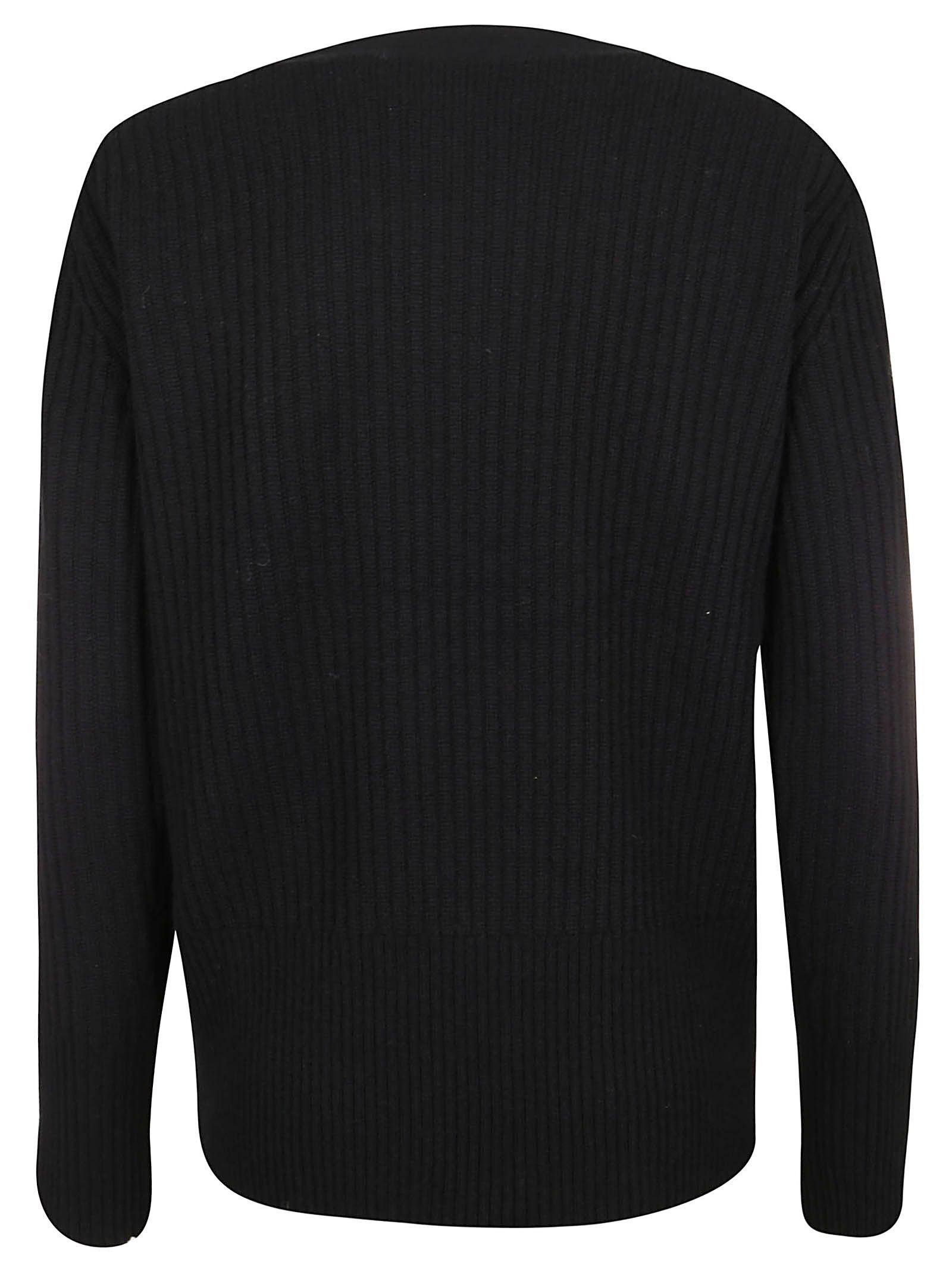 Calvin Klein Wool Sweater in Black - Lyst