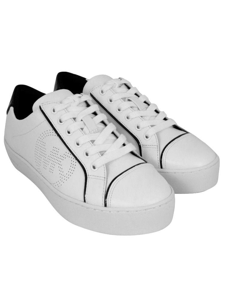Michael Kors Leather Sneakers in White - Lyst
